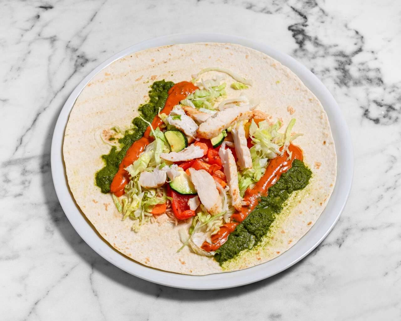 Tandoori Chicken Wrap