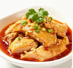 K6. Hühnchen mit scharfer Soße