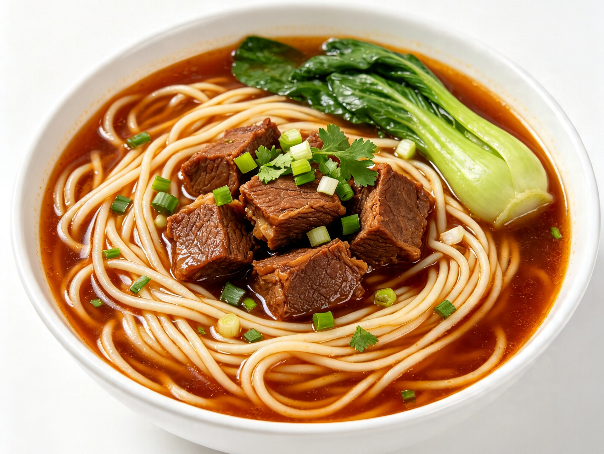 N6. Geschmort Rindfleisch Nudelsuppe