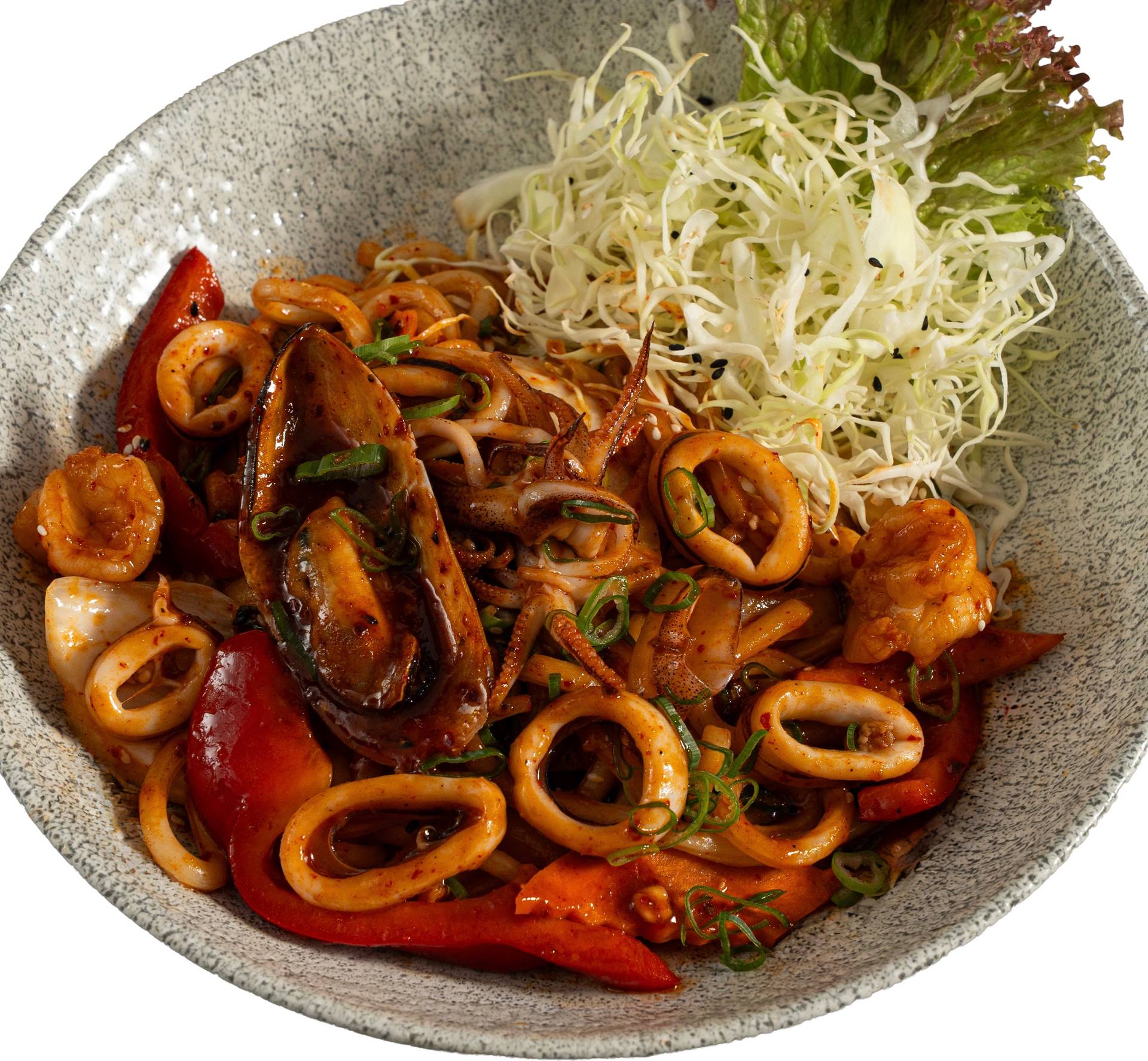 Udon meeresfrüchten