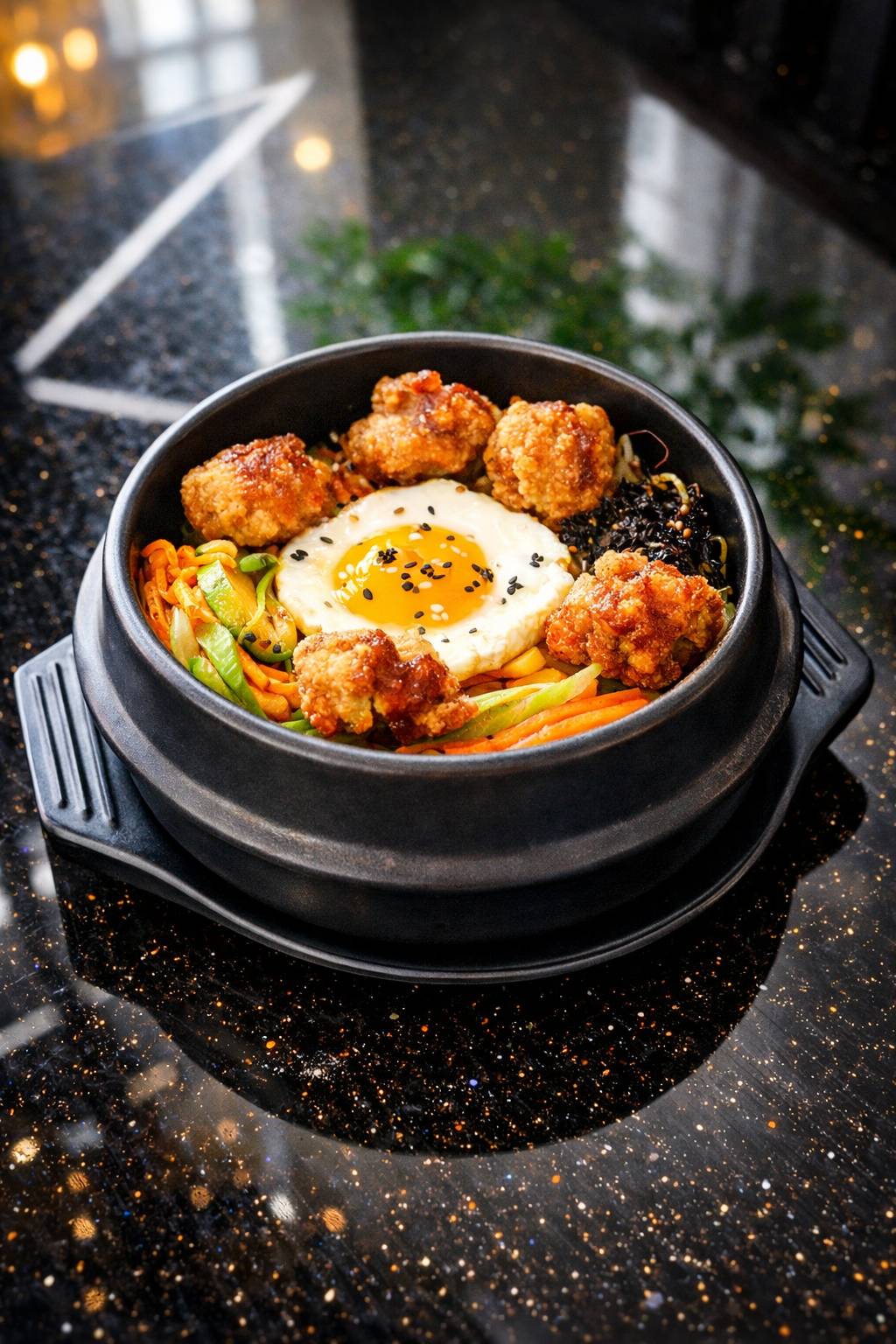 Bibimbap mit popchicken