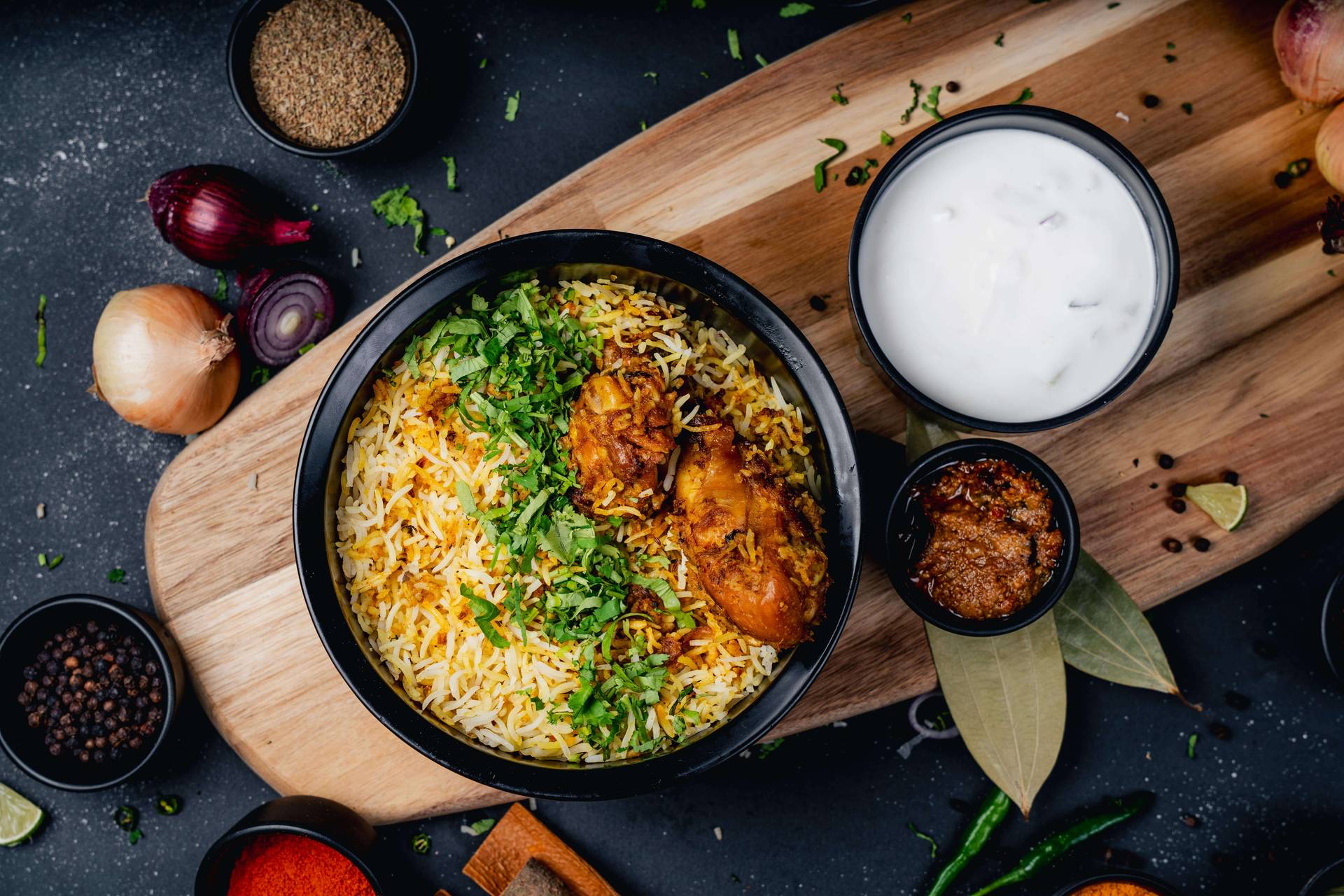 Zafrani Chicken Dum Biryani 🌶️🌶️