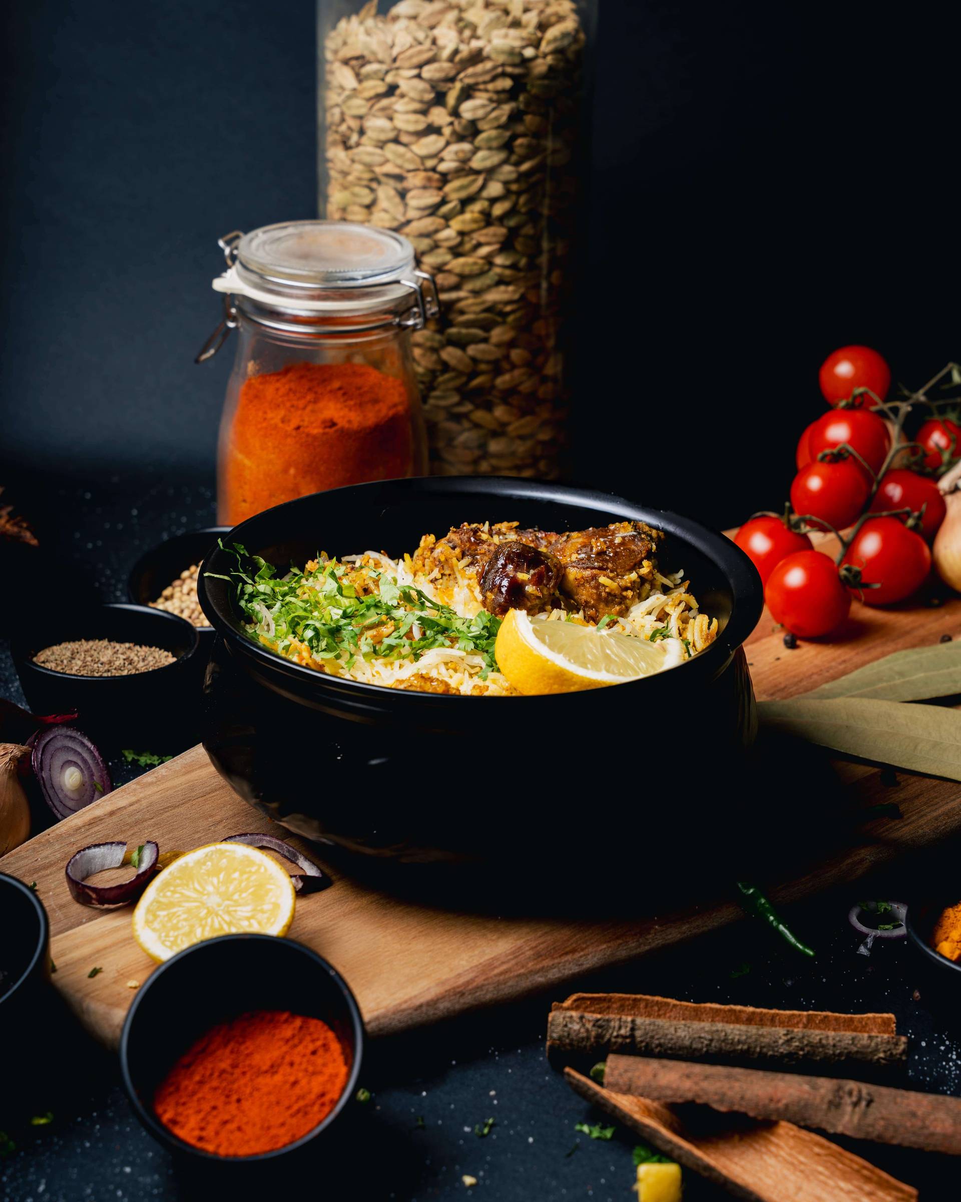 Zafrani Lamm Dum Biryani