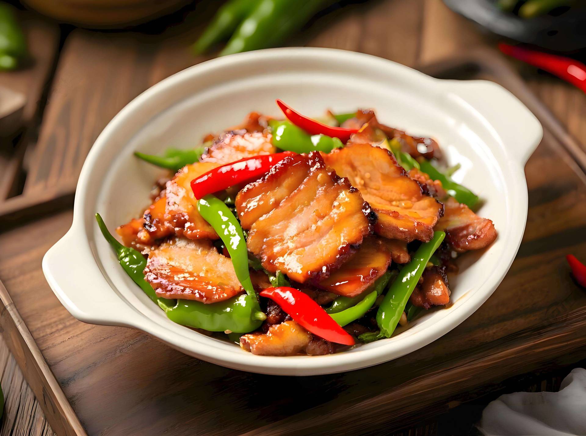 Twice-cooked Pork Belly Spicy Sichuan Style