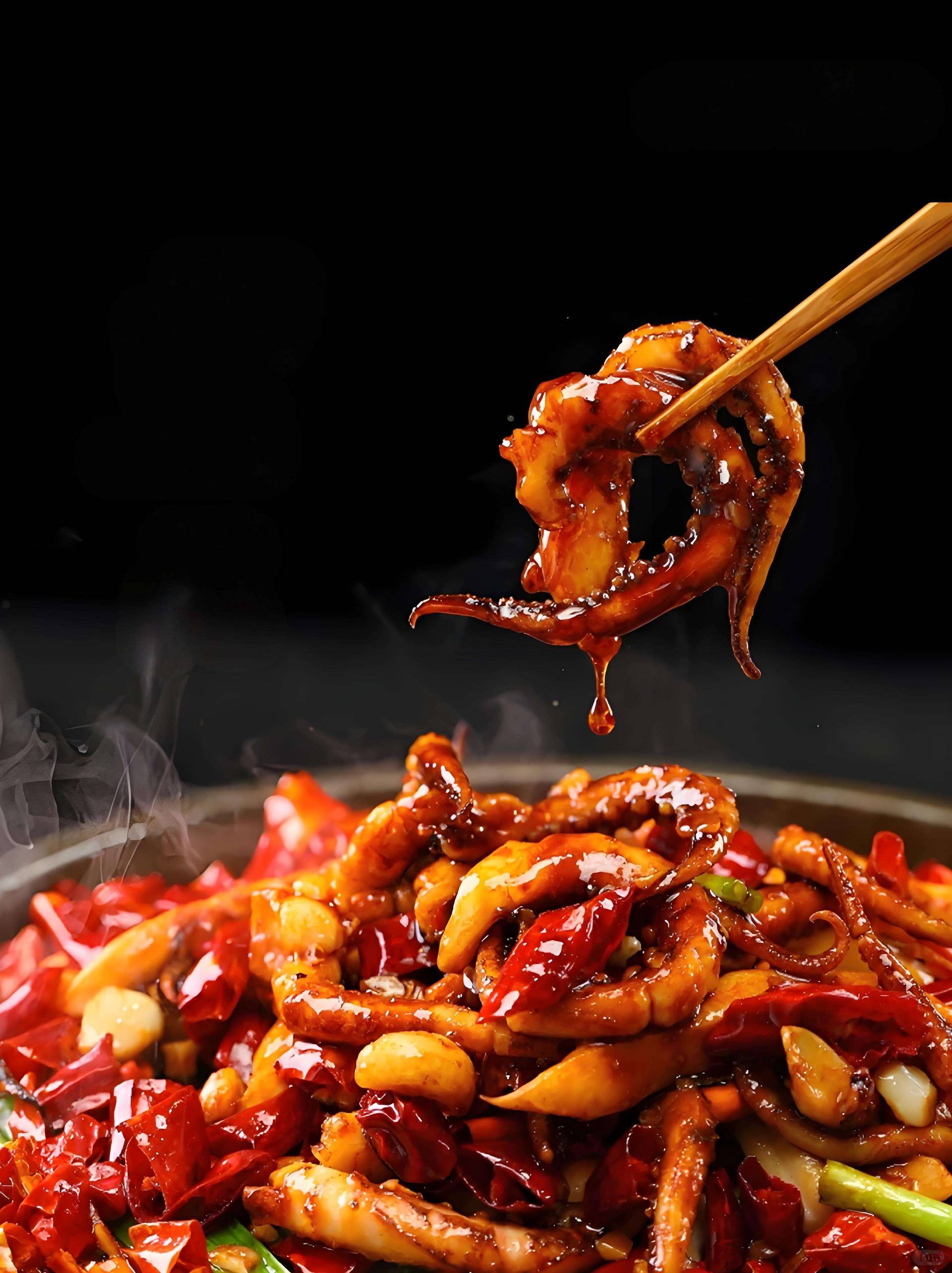 Spicy Stir-fried Octopus