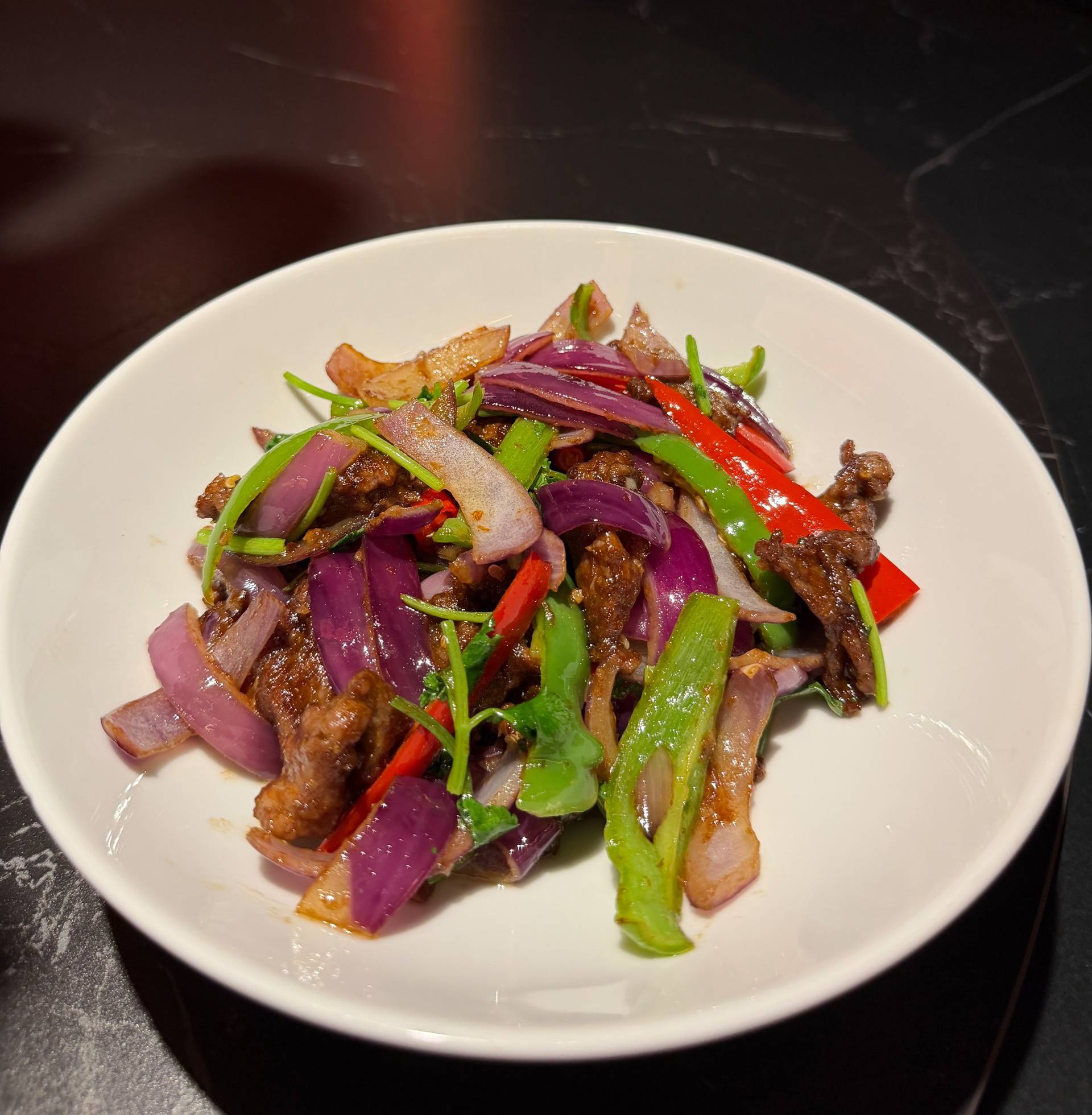 Chinese BBQ-style savory sauce Beef