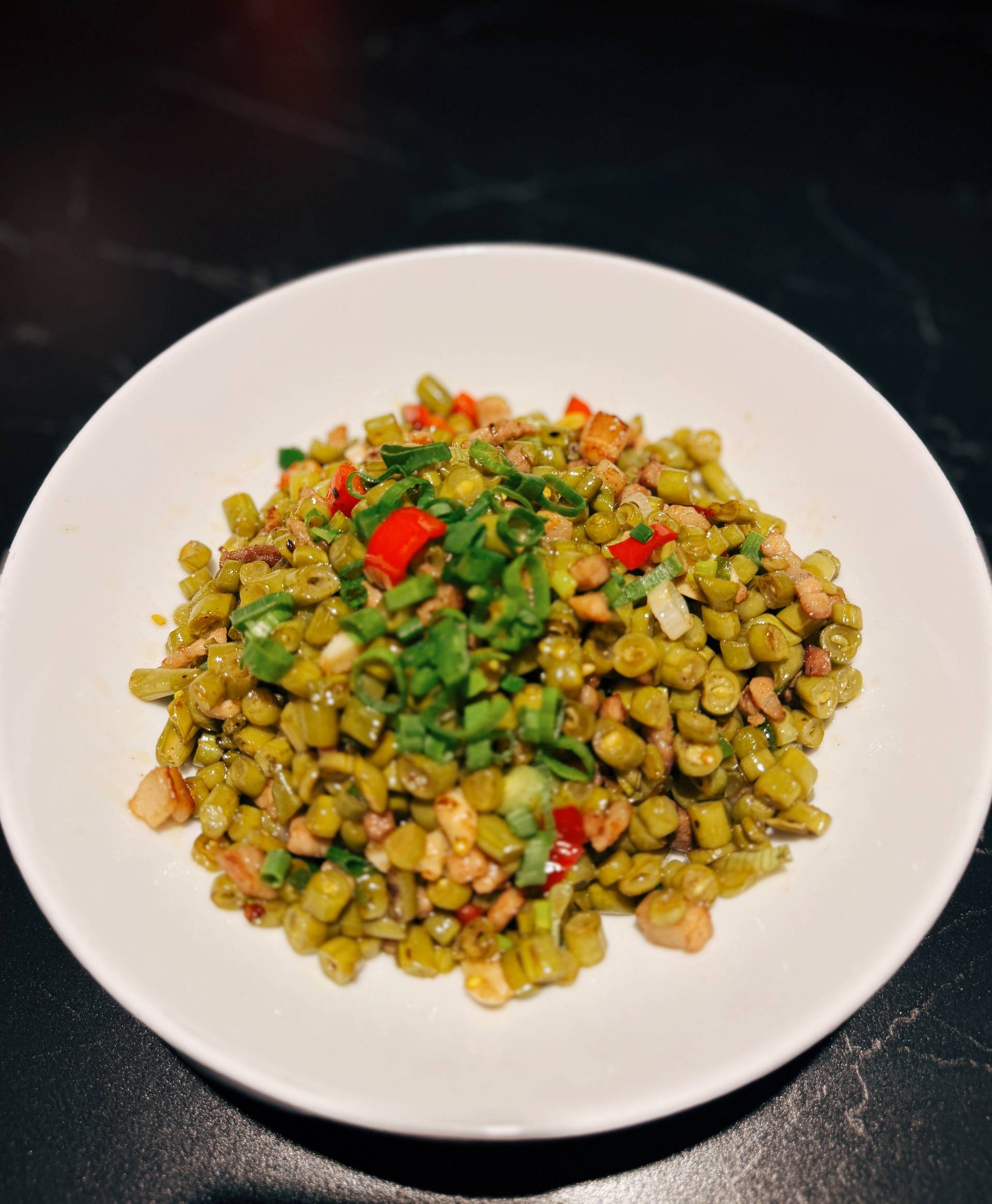 酸豆角炒肉末