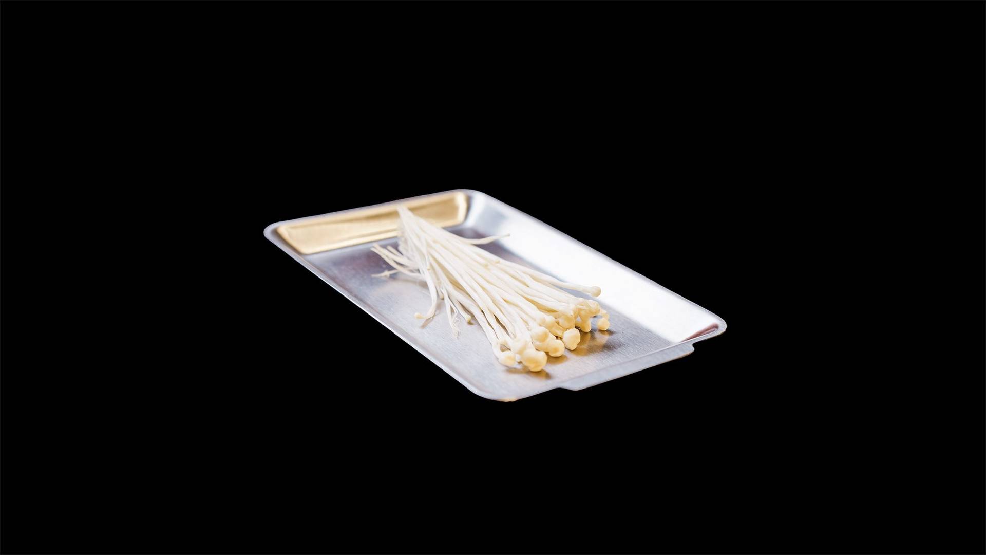 Enoki mushrooms