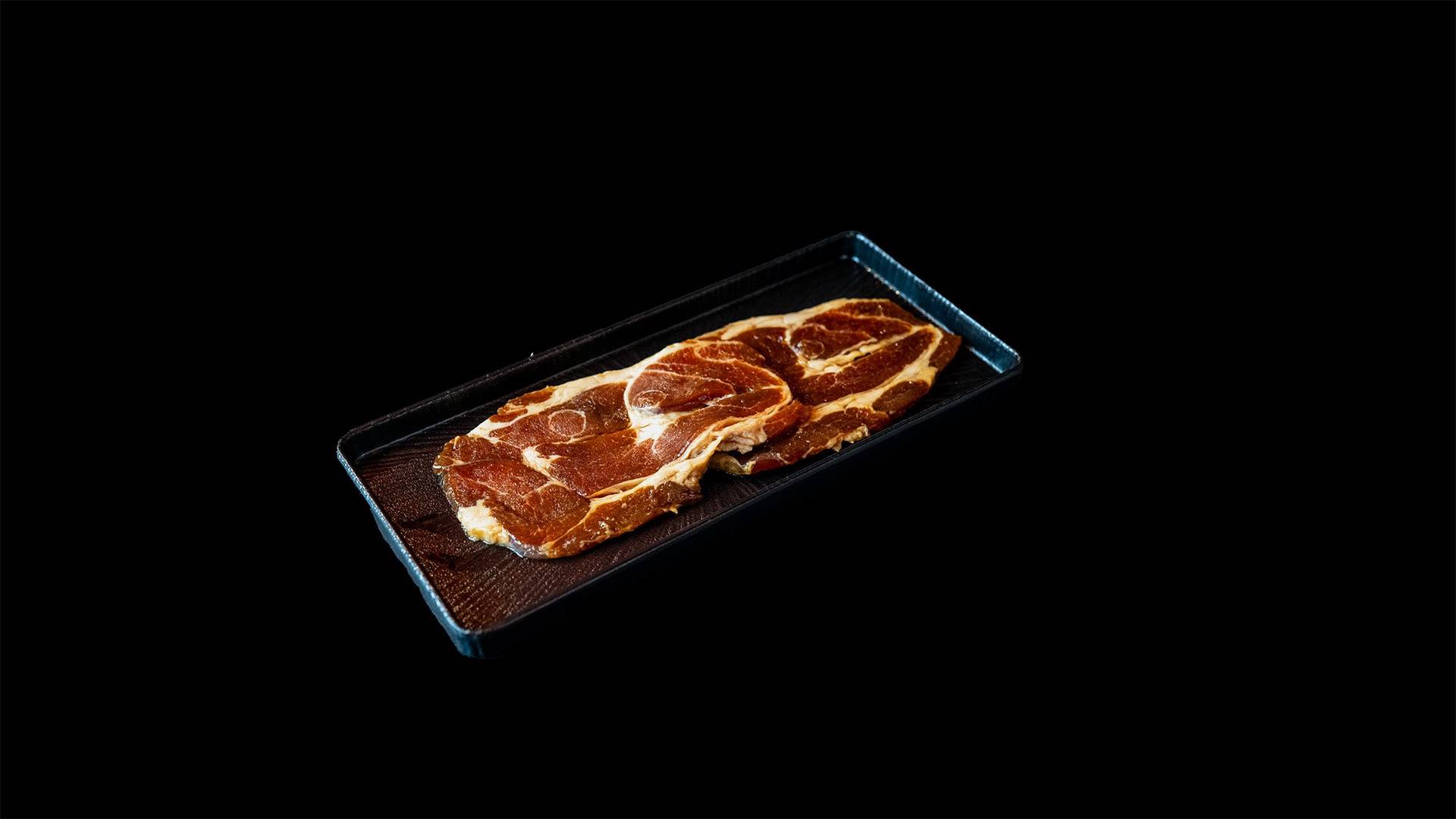 Pork neck ( marinated / sweet )