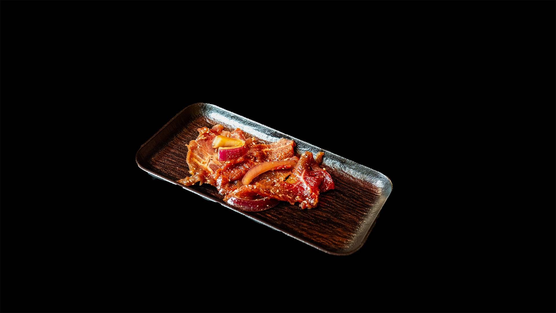 Beef fillet salt and pepper ( marinated )