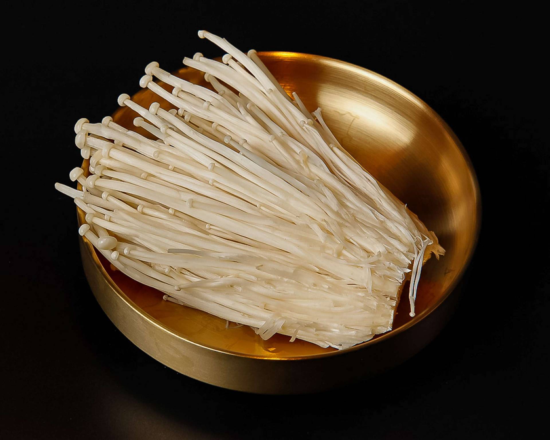Enoki mushrooms