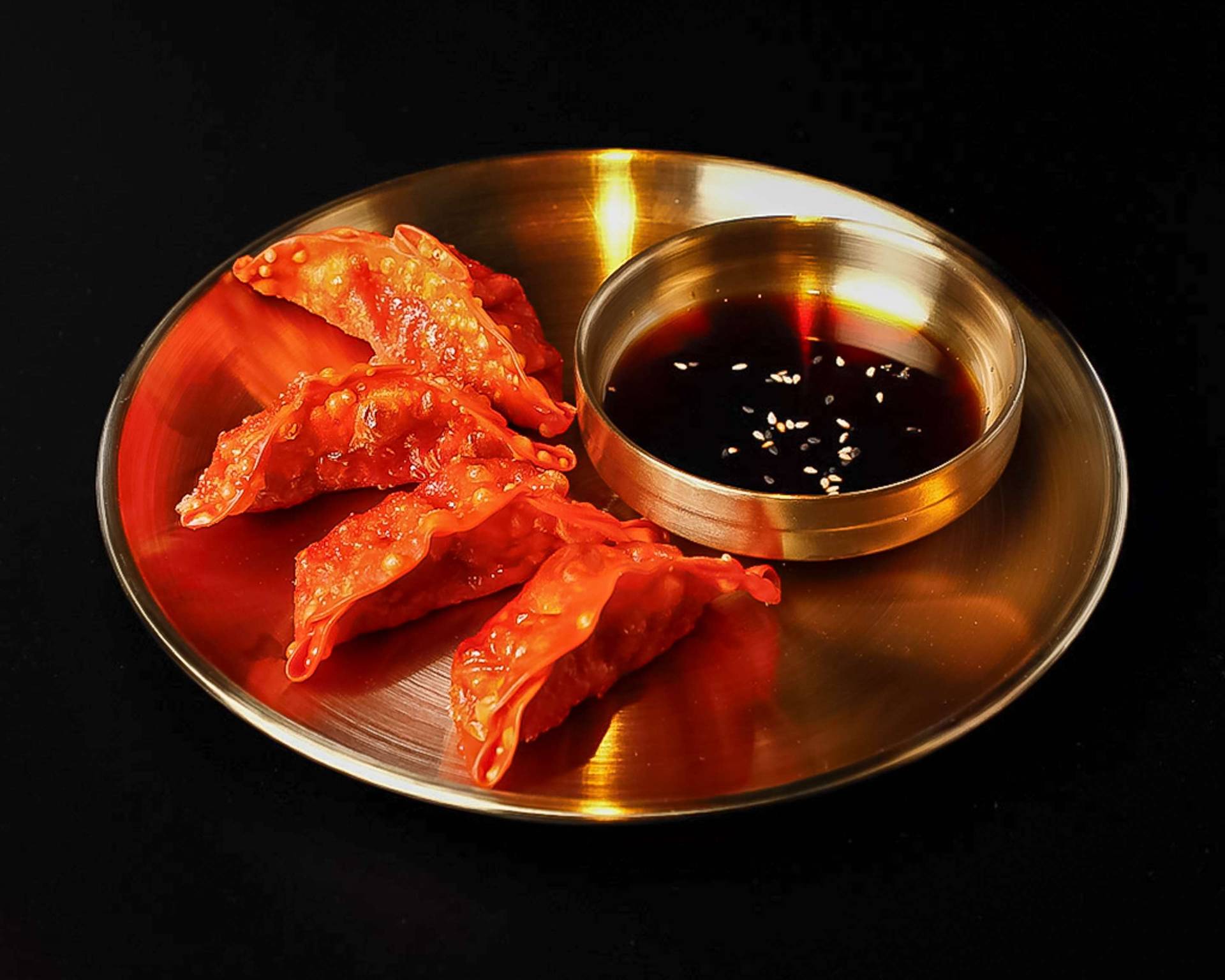 Seoul Gogi Mandu's (4 Stk.) mit Kimchi