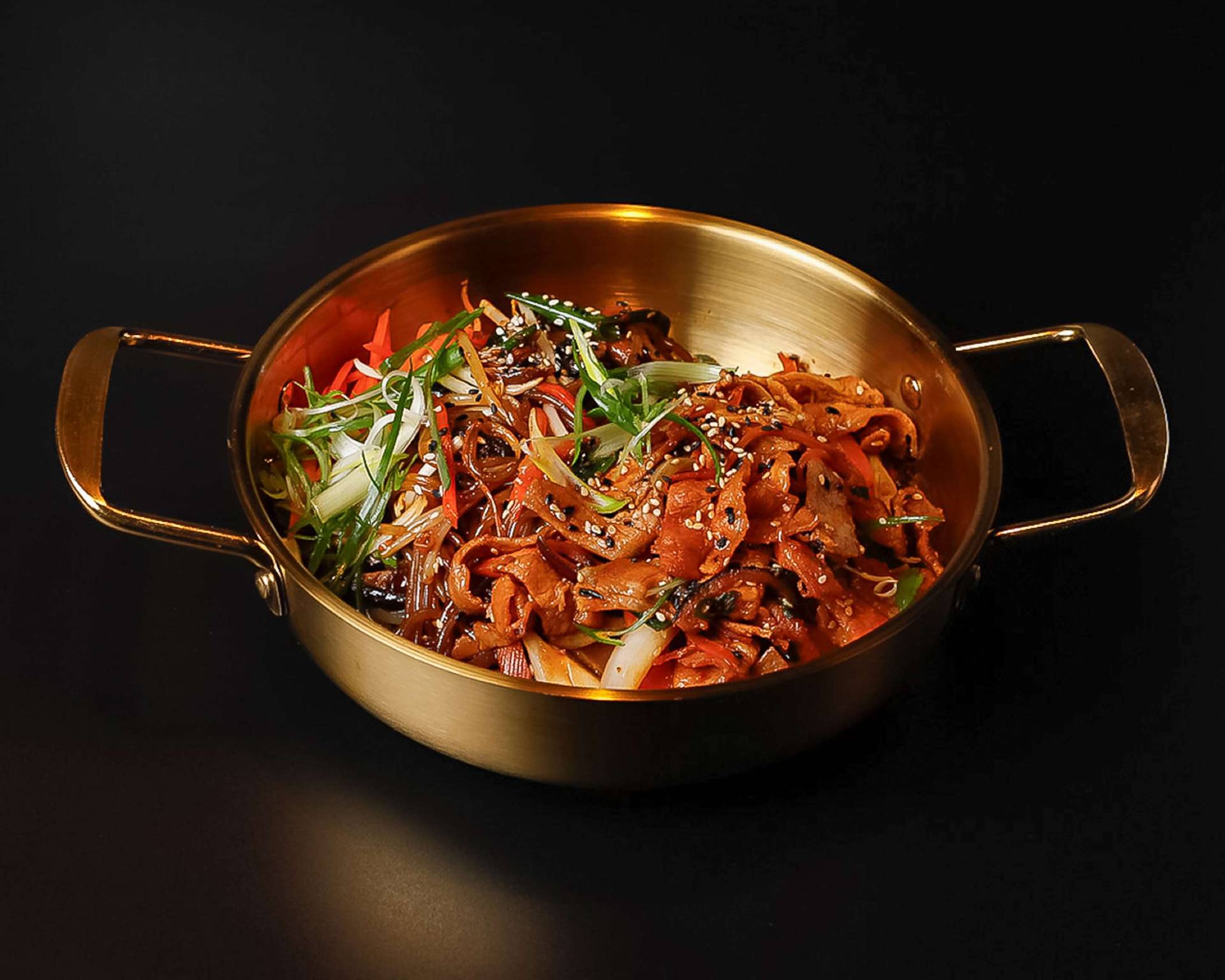 JAPCHAE KOREAN GLASS NOODLE STIR-FRY SCHWEINEFLEISCH