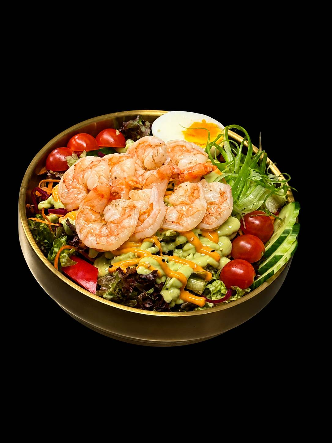 Shrimp Avocado creme Salat