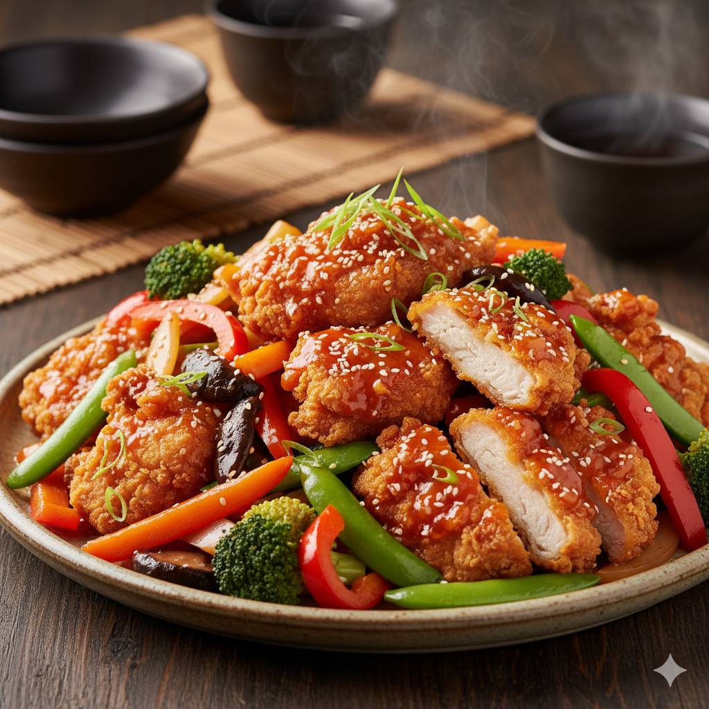 Hühnchen Süß Sauer