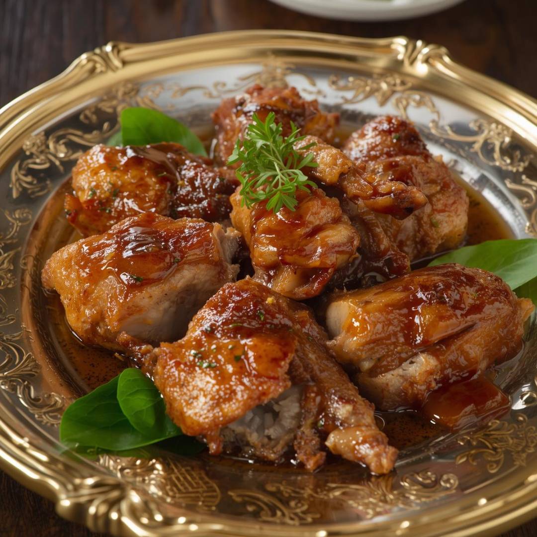 Ente mit rotem Curry