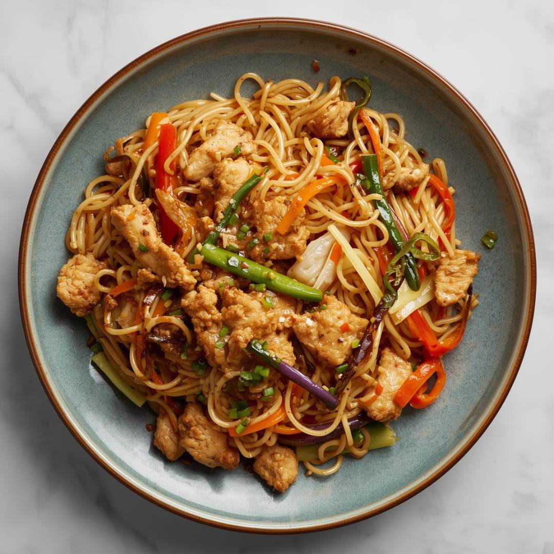 Gebratene Nudeln gà