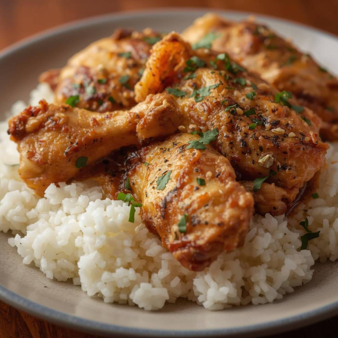 Gekochter Reis gàchien