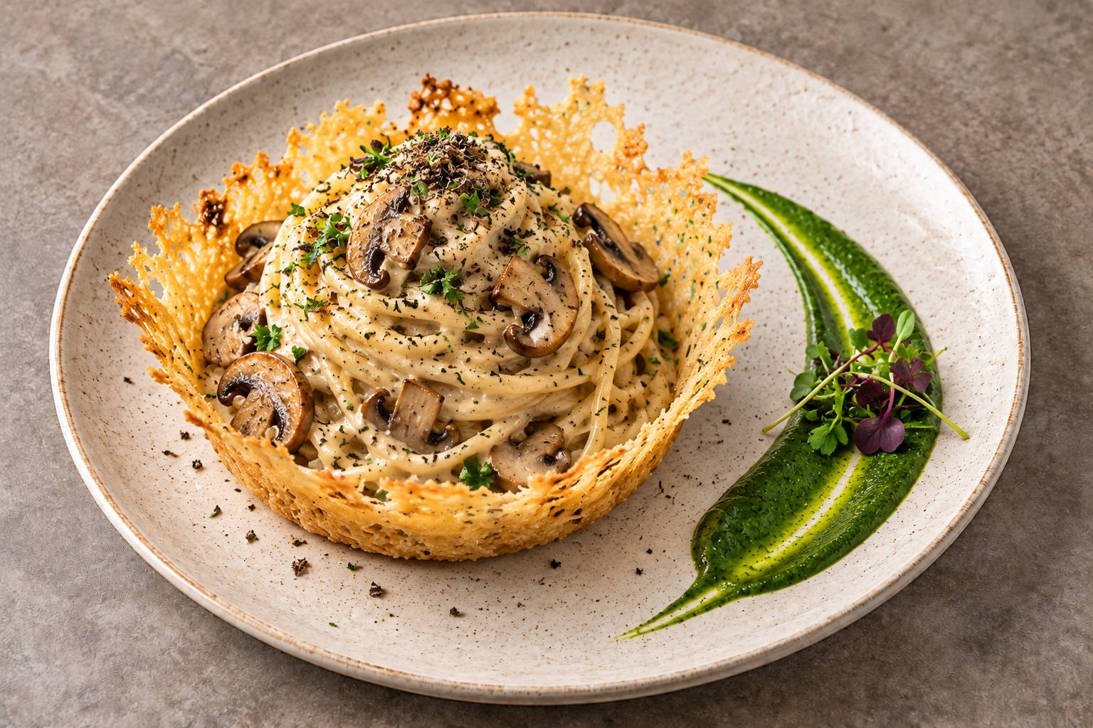 Linguine mit schwarzen Trüffeln