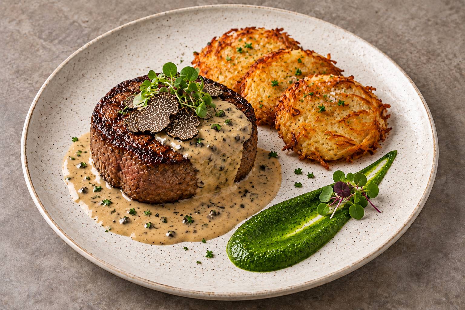 Rinderfilet an Trüffelsauce
