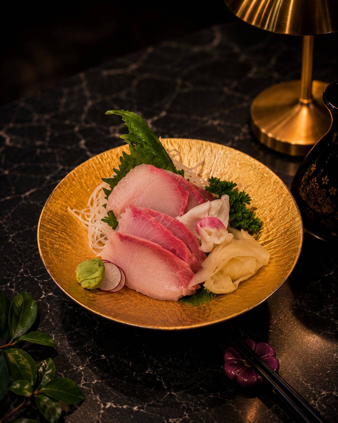 Hamachi Sashimi 6 Scheiben
