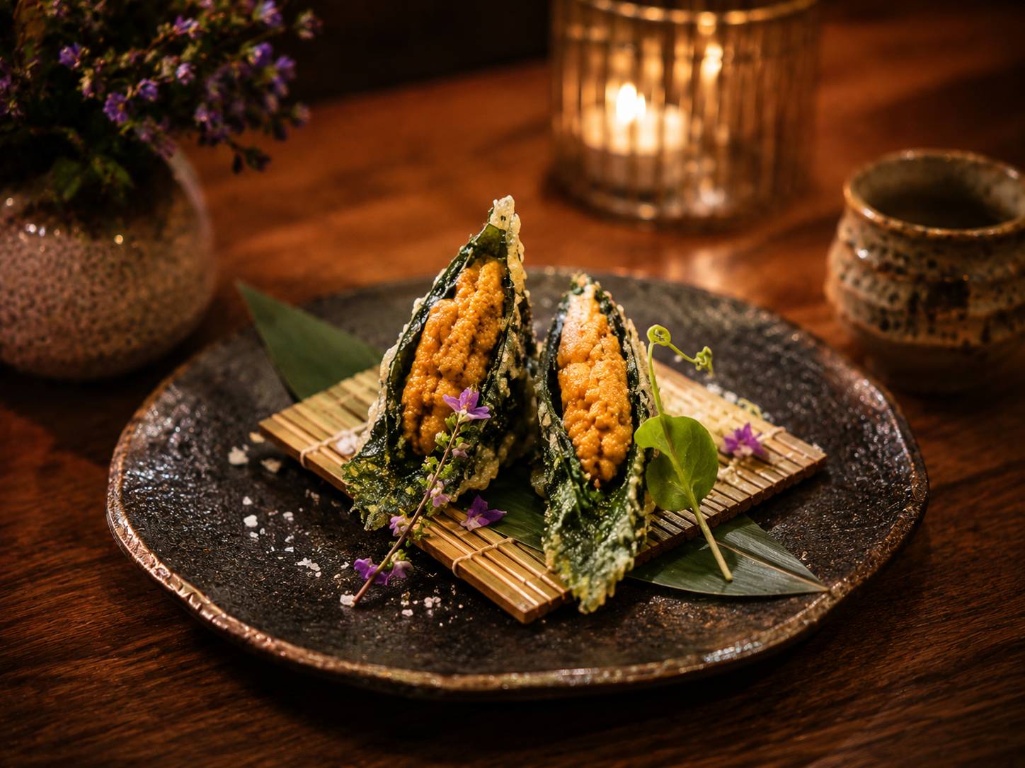 Tempura Uni Seeigel