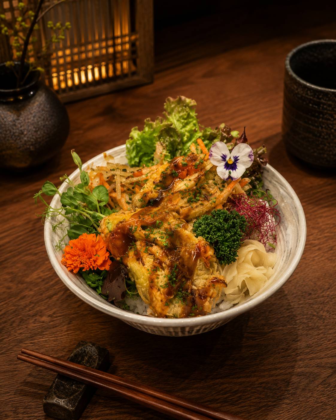 Yasai Kakiage Don
