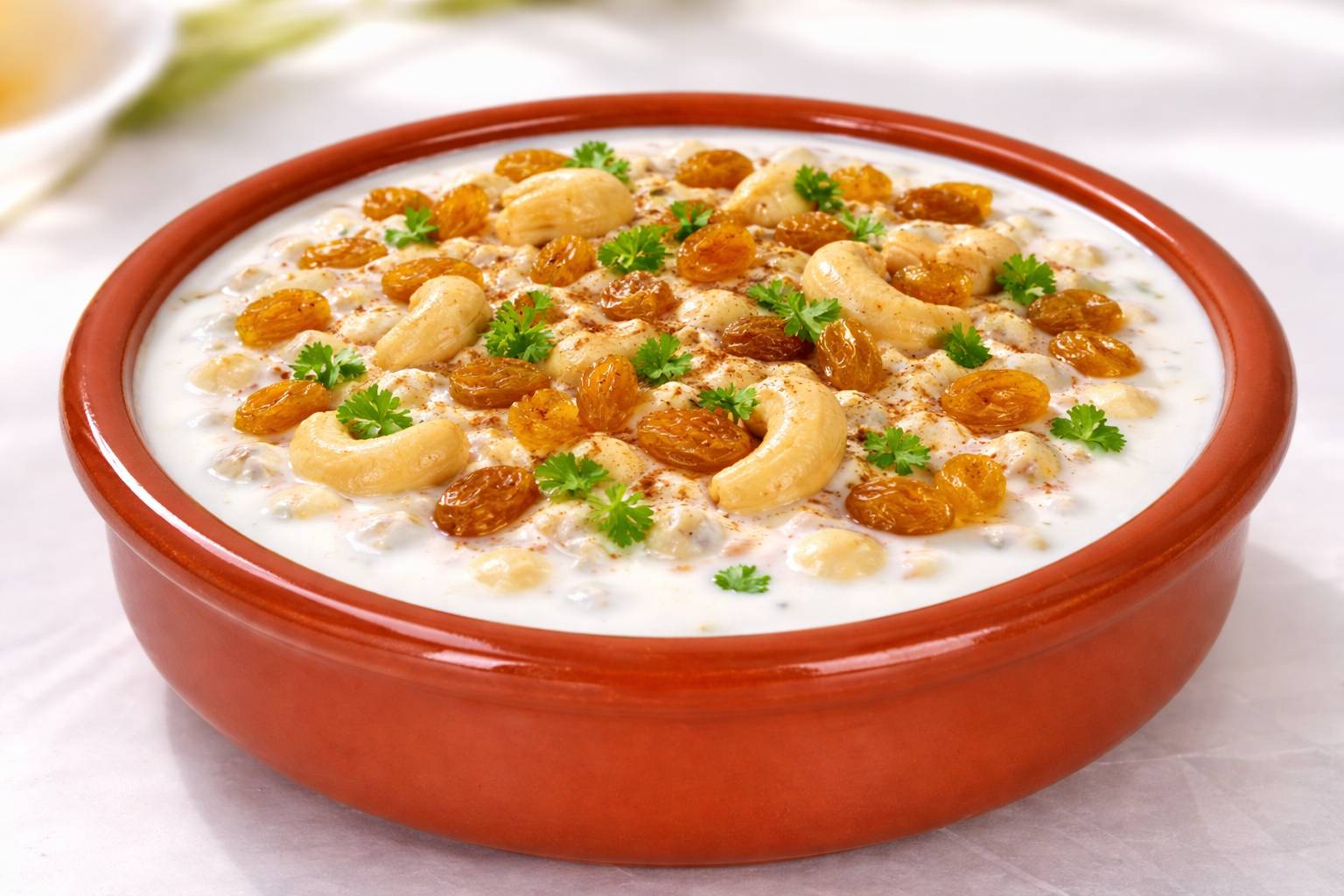Kaju Kishmish Raita