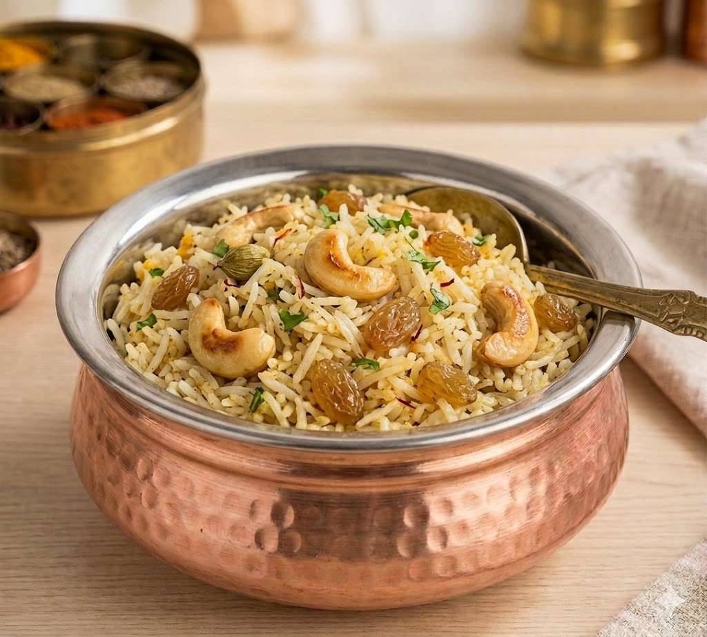 Kaju Kishmish Pulao