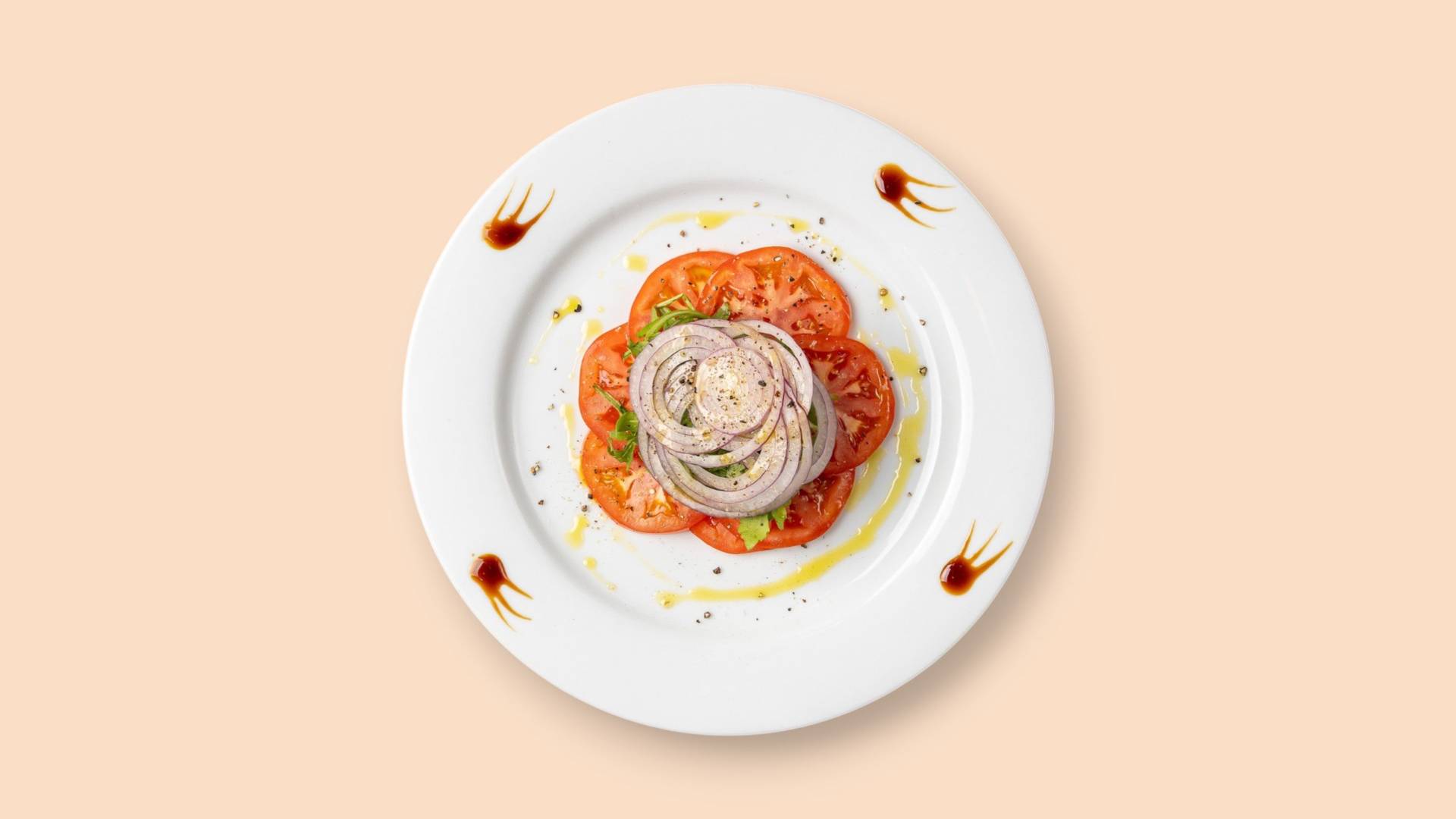 INSALATA DI POMODORO E CIPOLLA