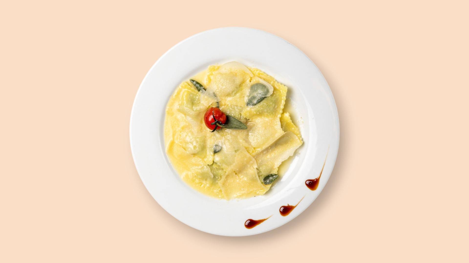 RAVIOLI RIPIENI AL BURRO E SALVIA
