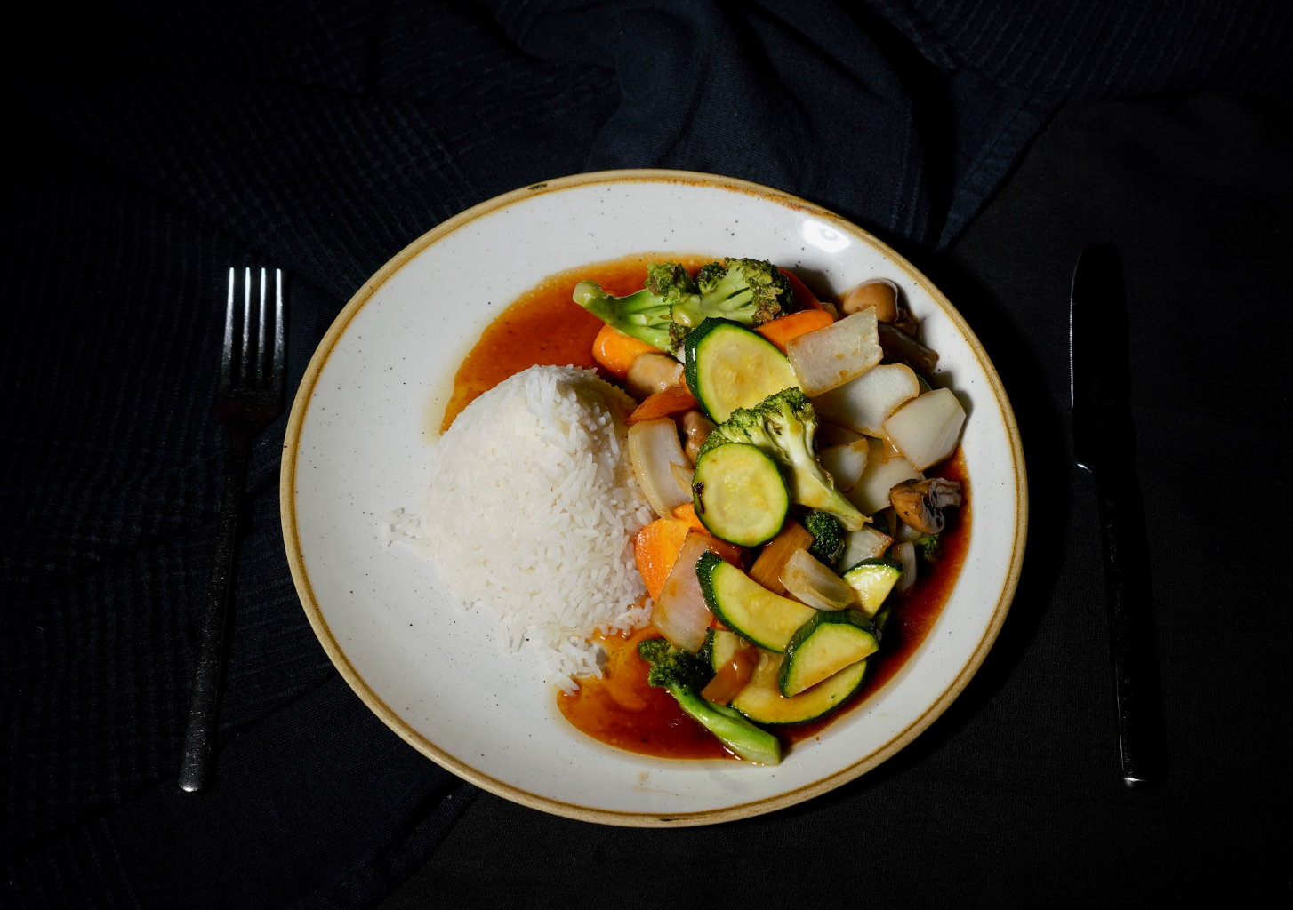 Gepfeffertes Wokgemüse