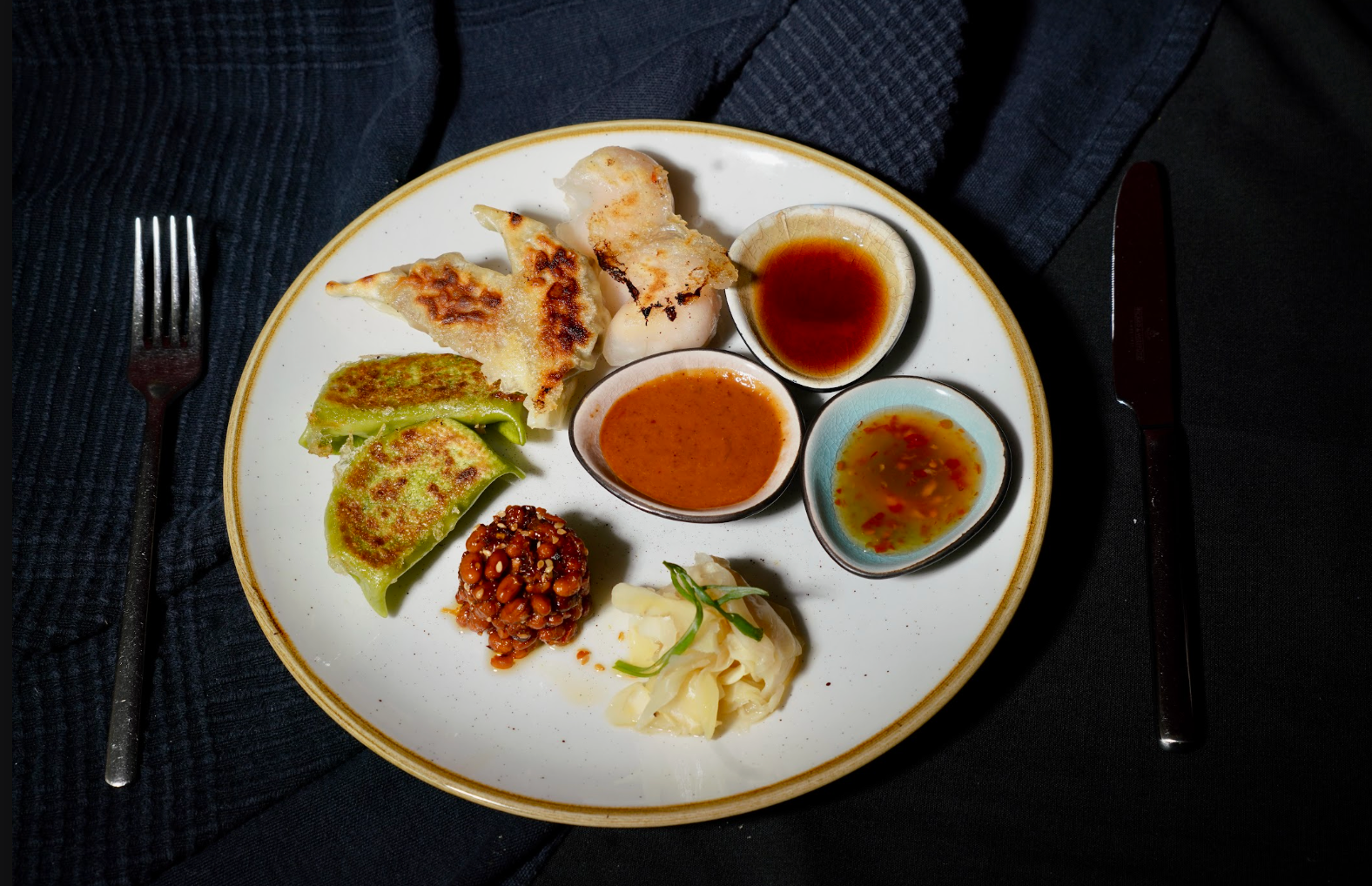 Kleine Dim-Sum-Platte