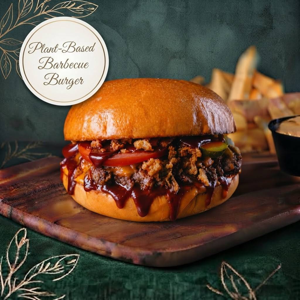 Plant -Based-BBQ Burger