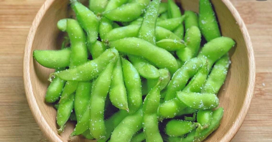 毛豆 (Vegan)Edamame mit Salz (Vegan)