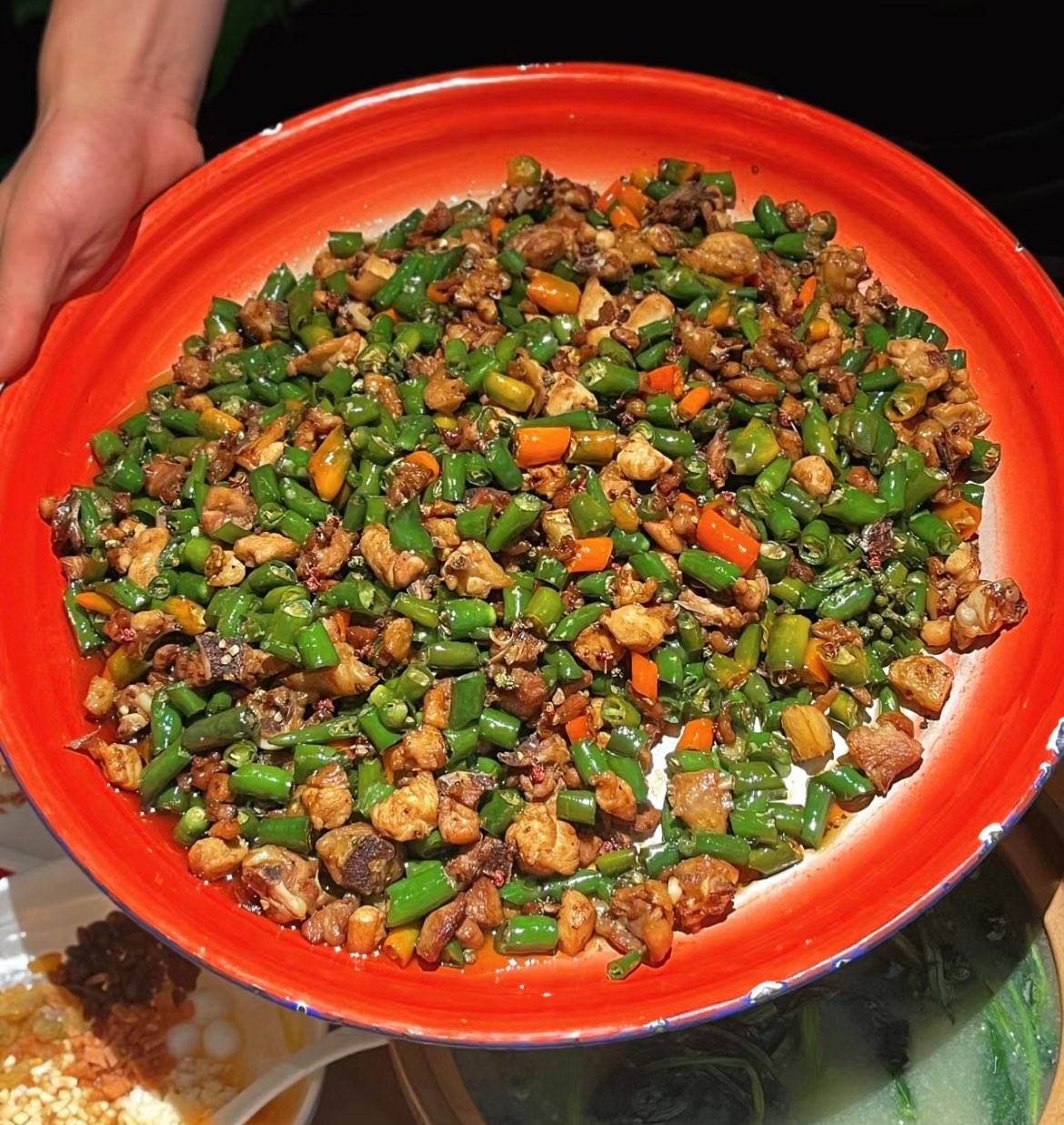 霸道麻辣鲜椒鸡 Hühnerfleisch mit Chilis 🌶️🌶️