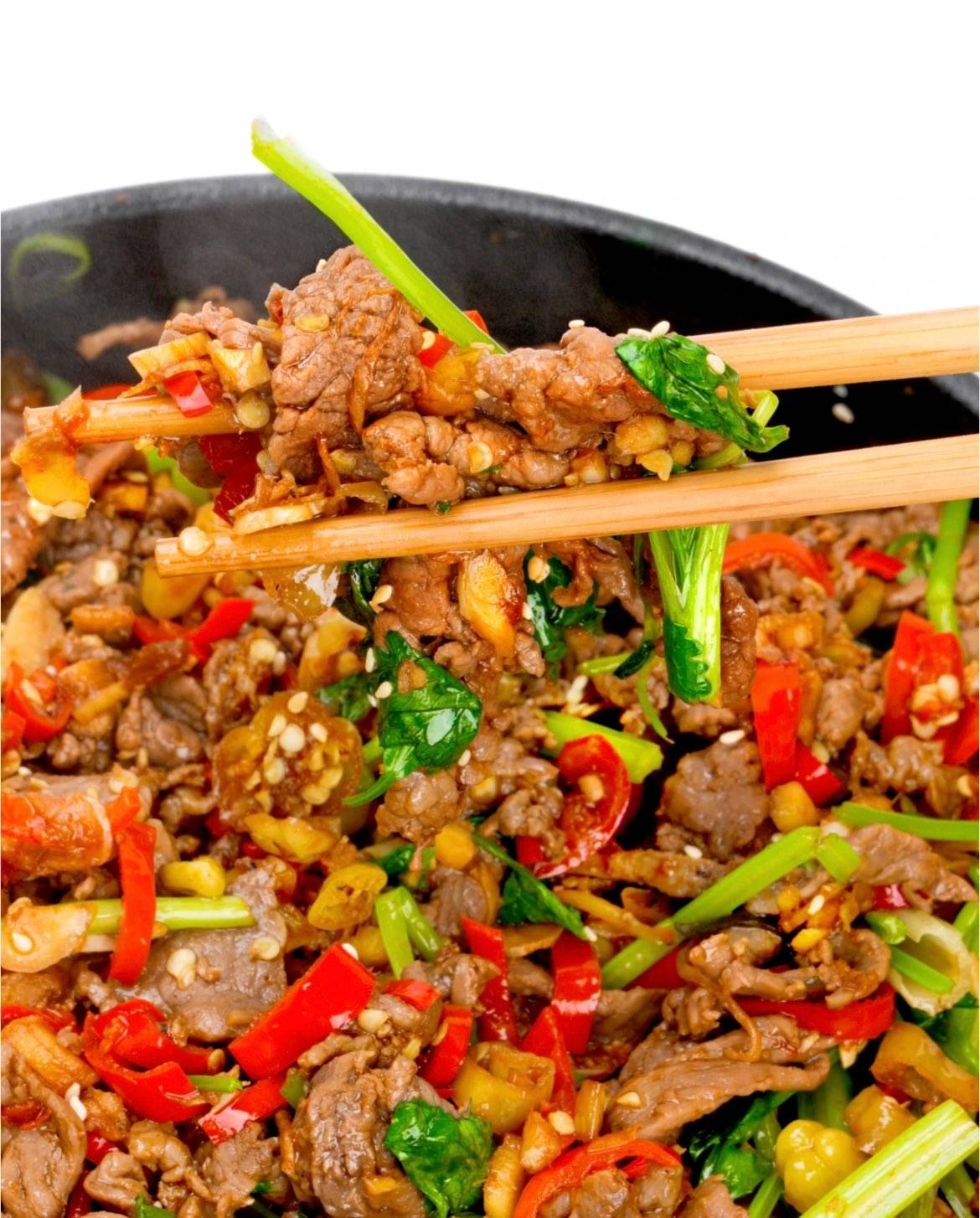 小炒黄牛肉 Rindfleish Gebraten mit Chili und Ingwer🌶️🌶️