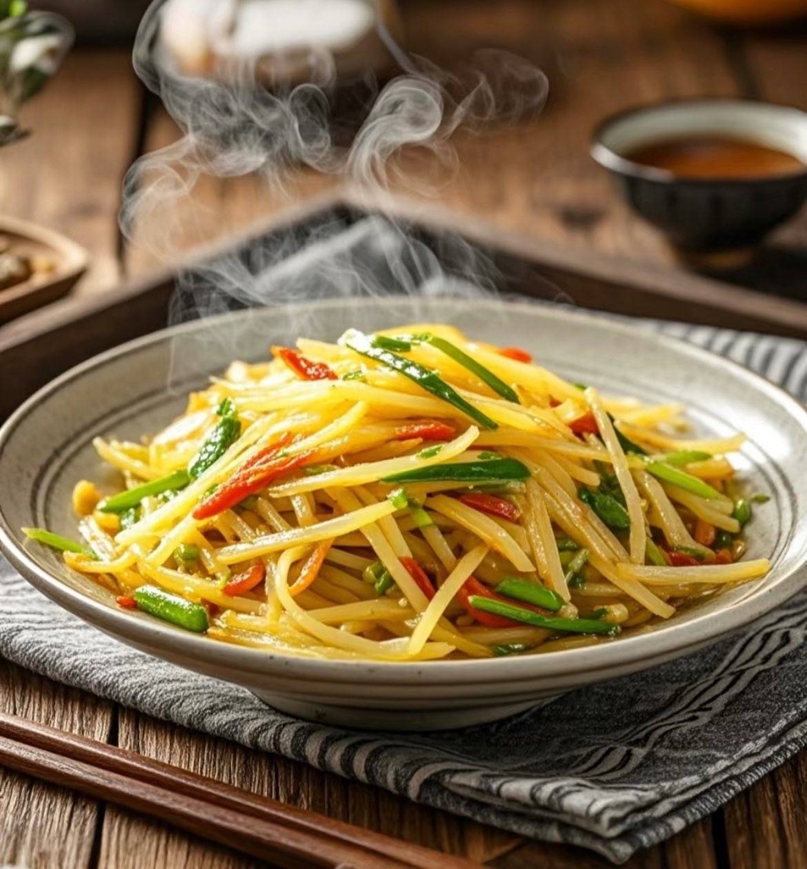 Heute Angebot:土豆丝 Gebraten Kartoffelstreifen 