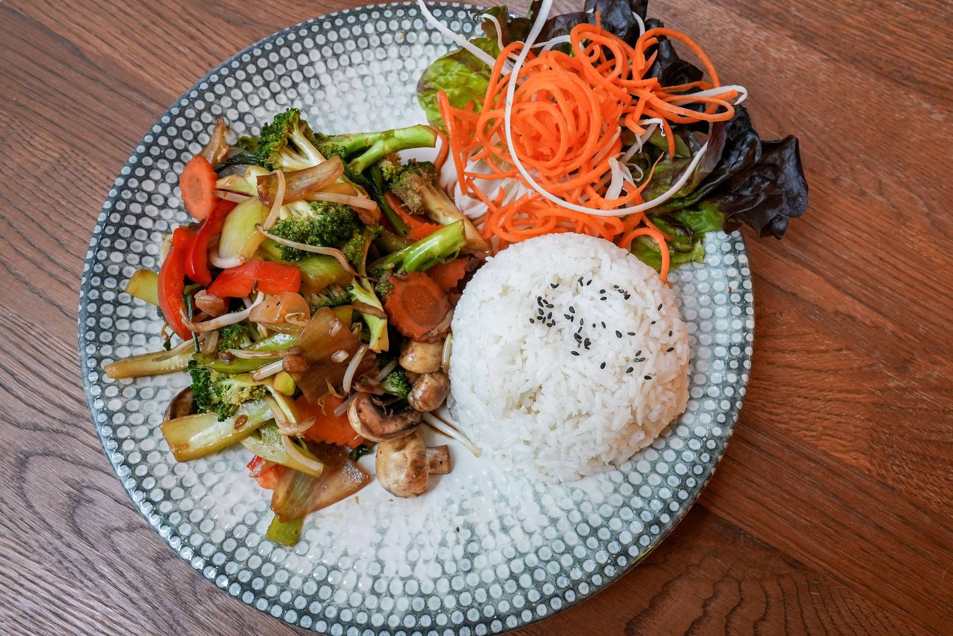 Rau thap cam xao H91