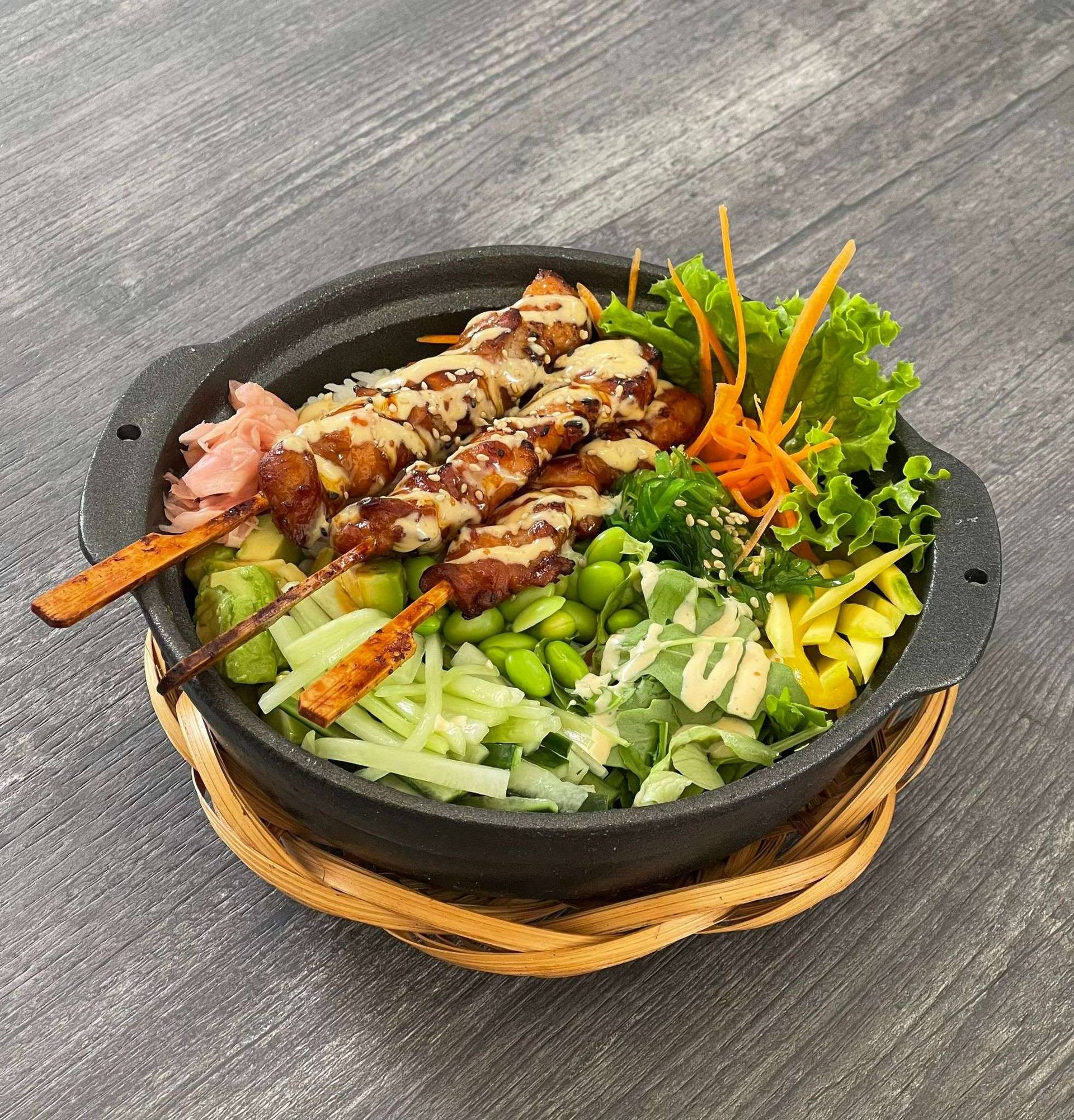 Poke Bowl Teriyaki Chicken