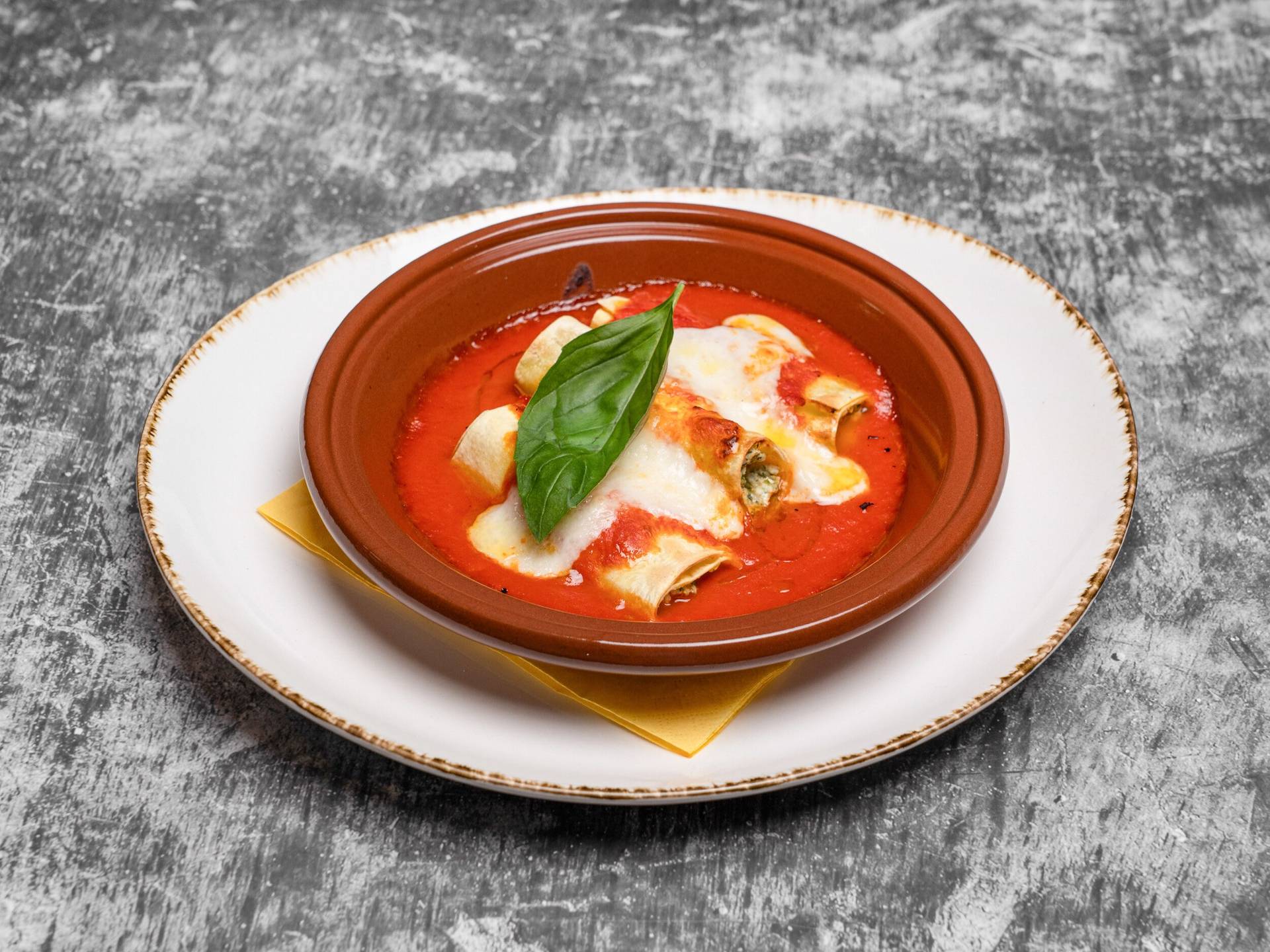 Cannelloni Ricotta und Spinat