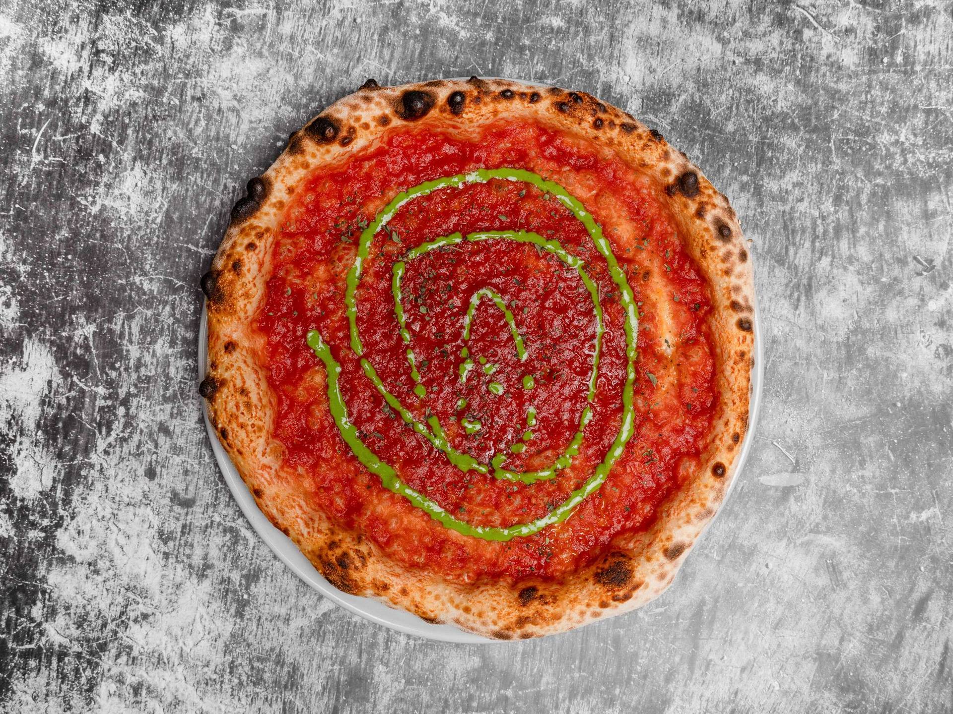 Pizzabrot Rot