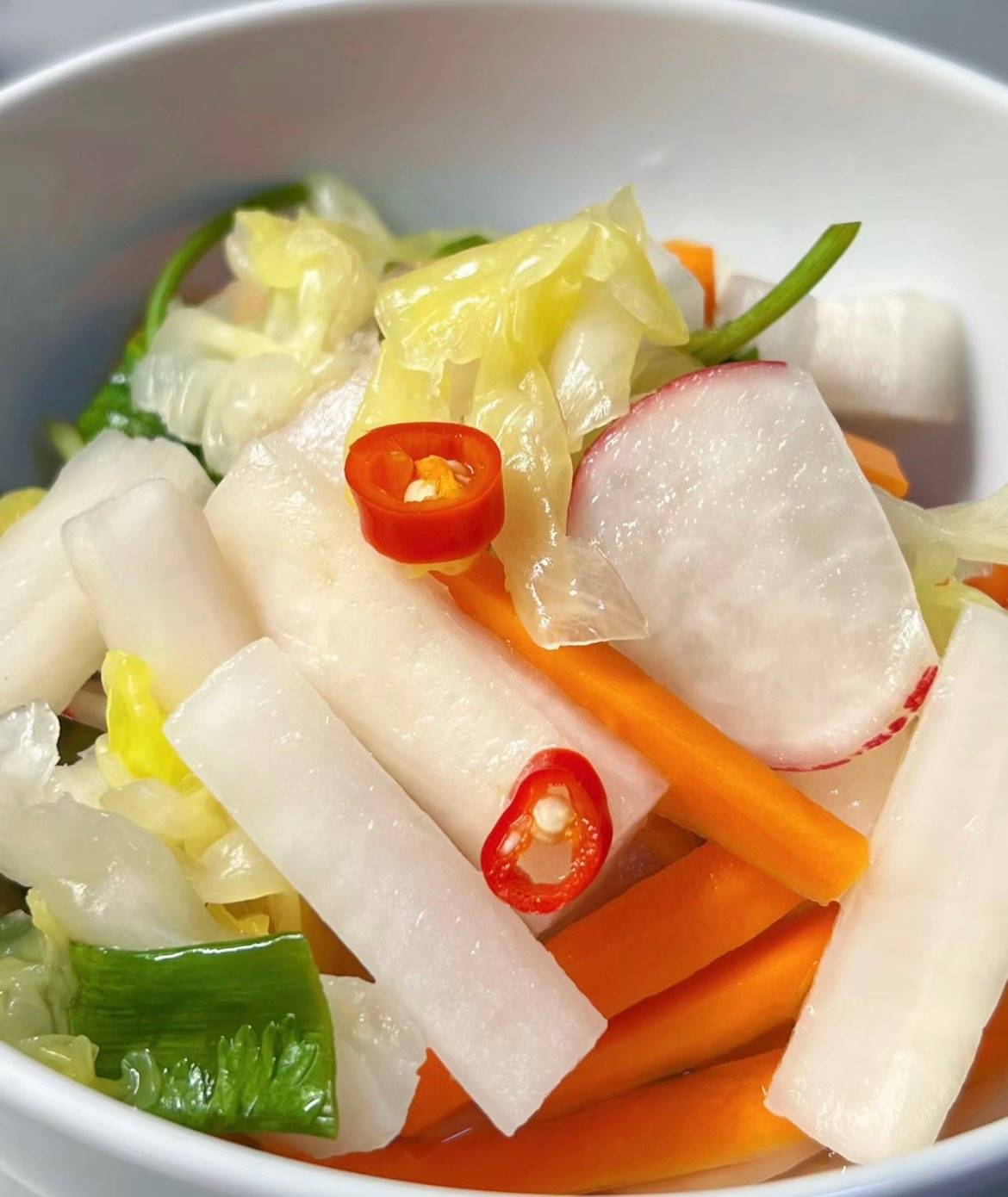 跳水泡菜sichuan Verschiedene  Kimchi