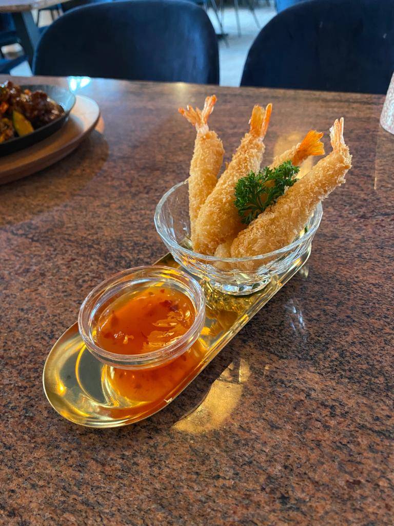 炸凤尾虾Breaded Torpedo Shrimps 4Stk