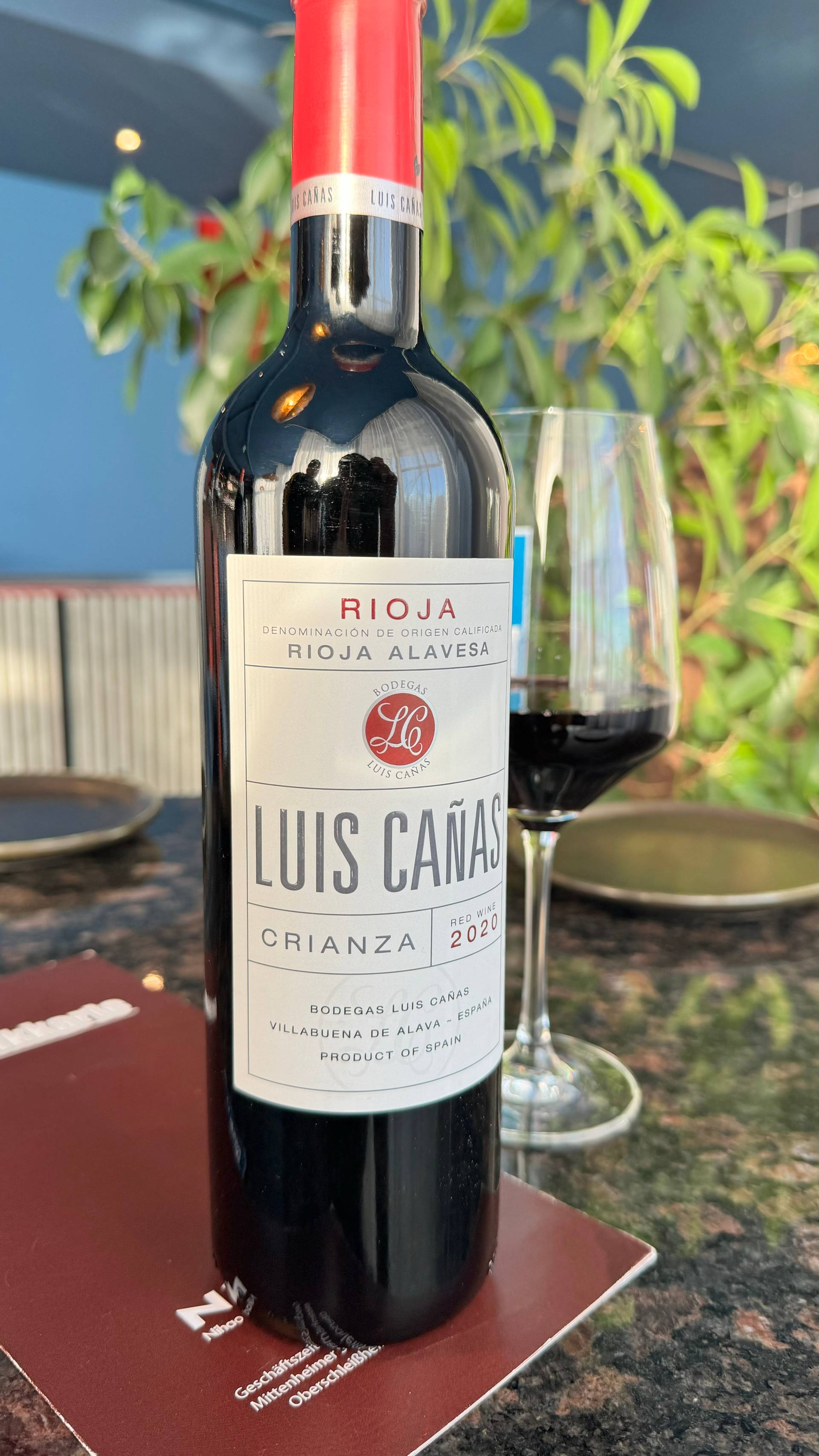 2018 Luis Cañas Crianza