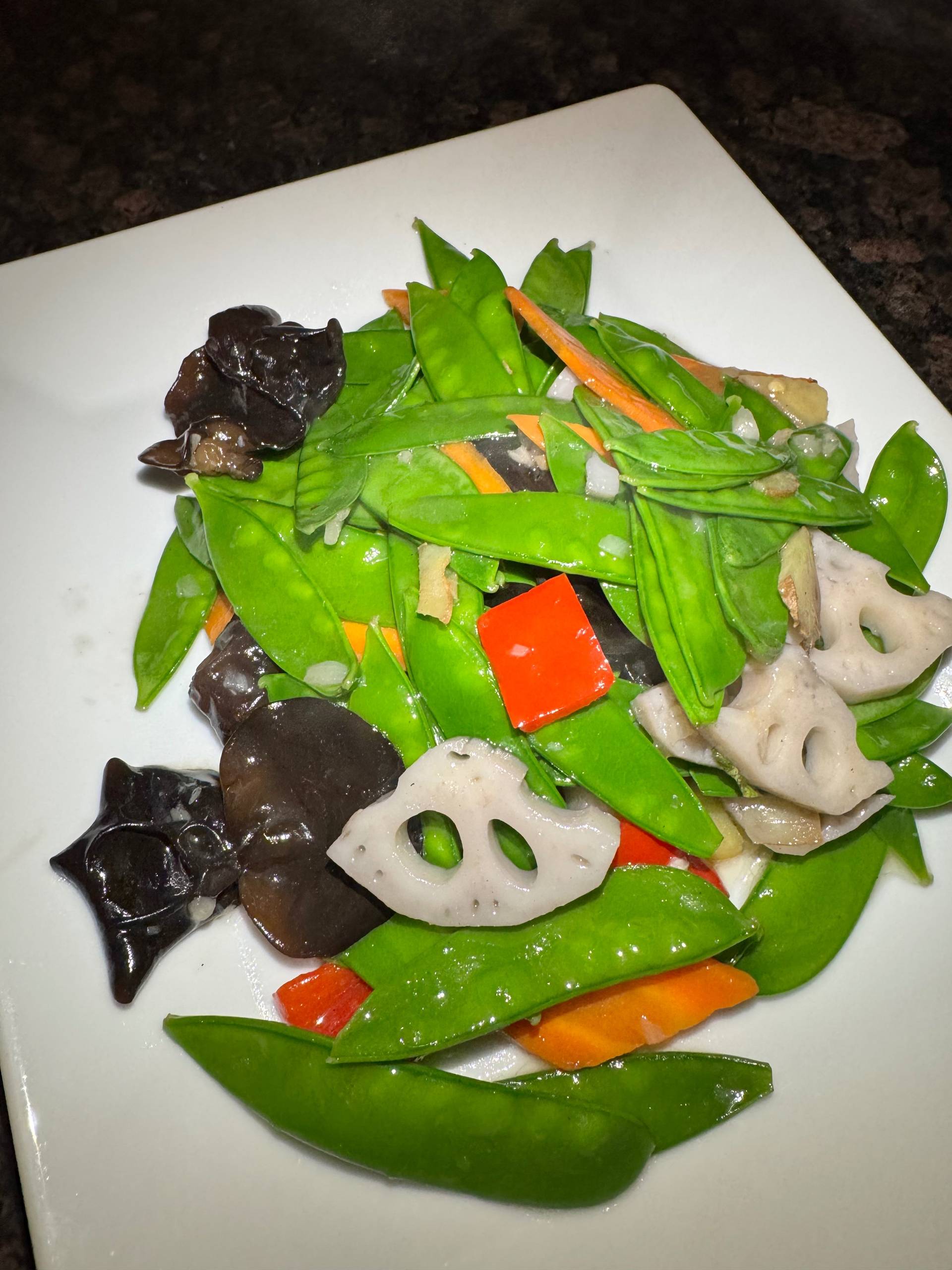 荷塘小炒 kantonesische gemischte Gemüsepfanne