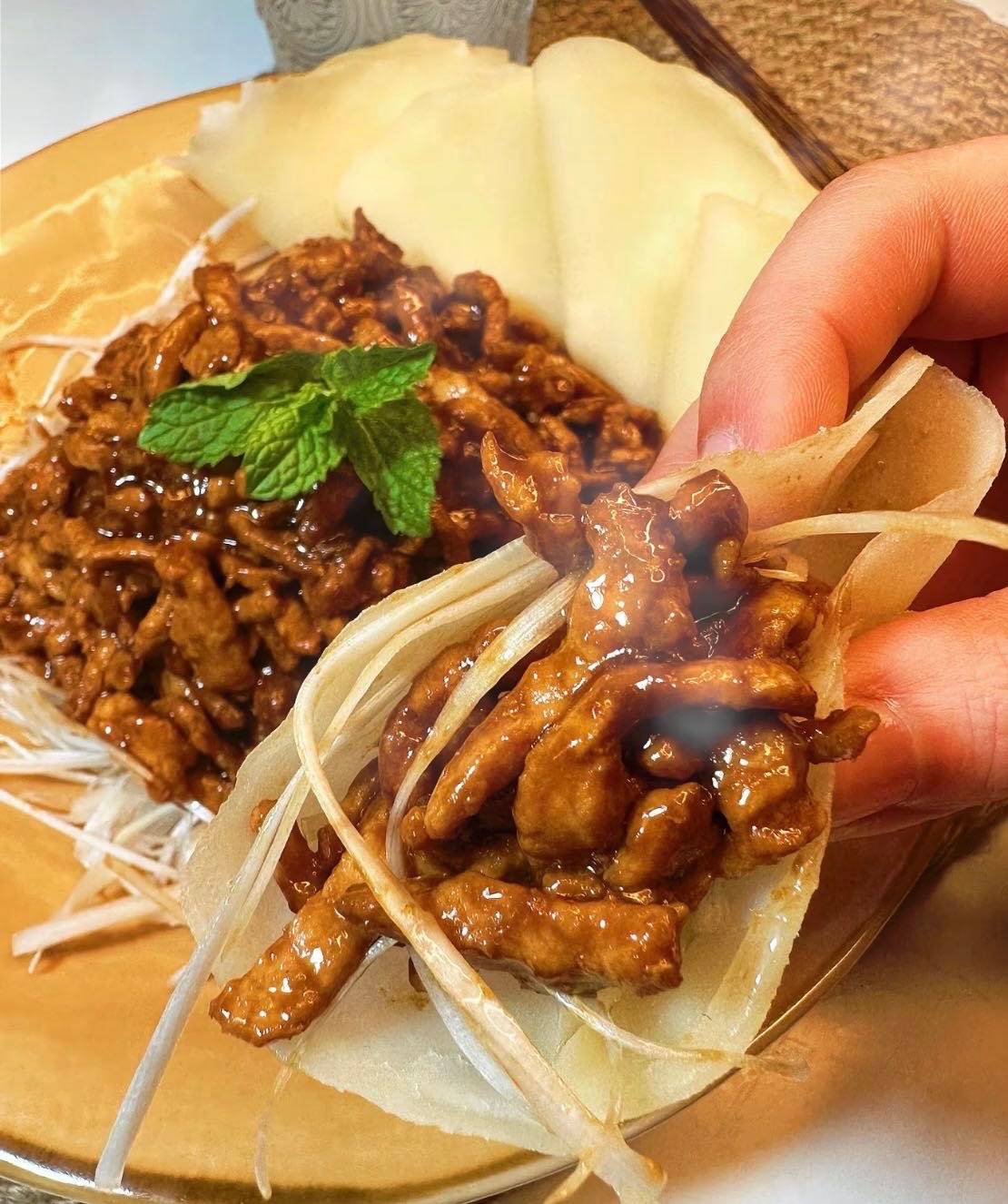 京酱肉丝Schweinefiletstreifen