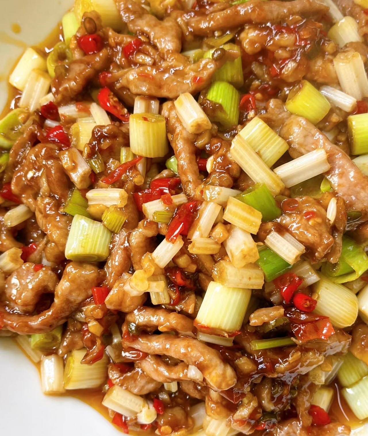 重庆版鱼香肉丝 Schweinefleischstreifen mit Yuxiang Art