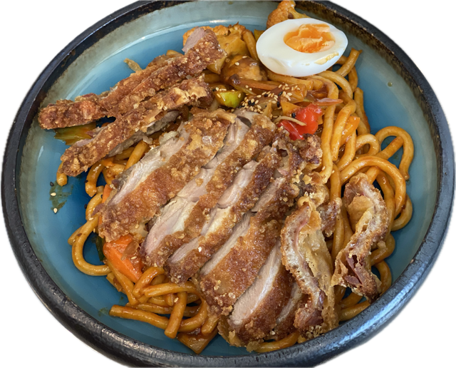 UDON-NUDELN MIT GOCHUJANG-SOBE