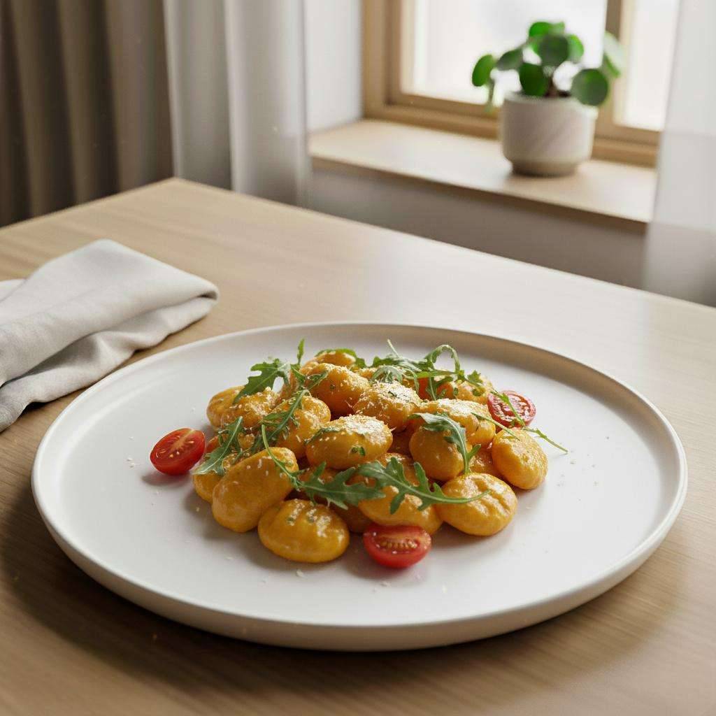Gnocchi with Pumpkin Ragout
